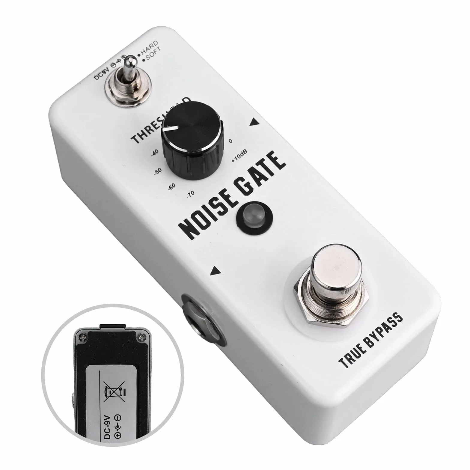 Rowin LEF 319 Noise Killer Pedal Noise Gate para Guitarra Eléctrica 2 Modos