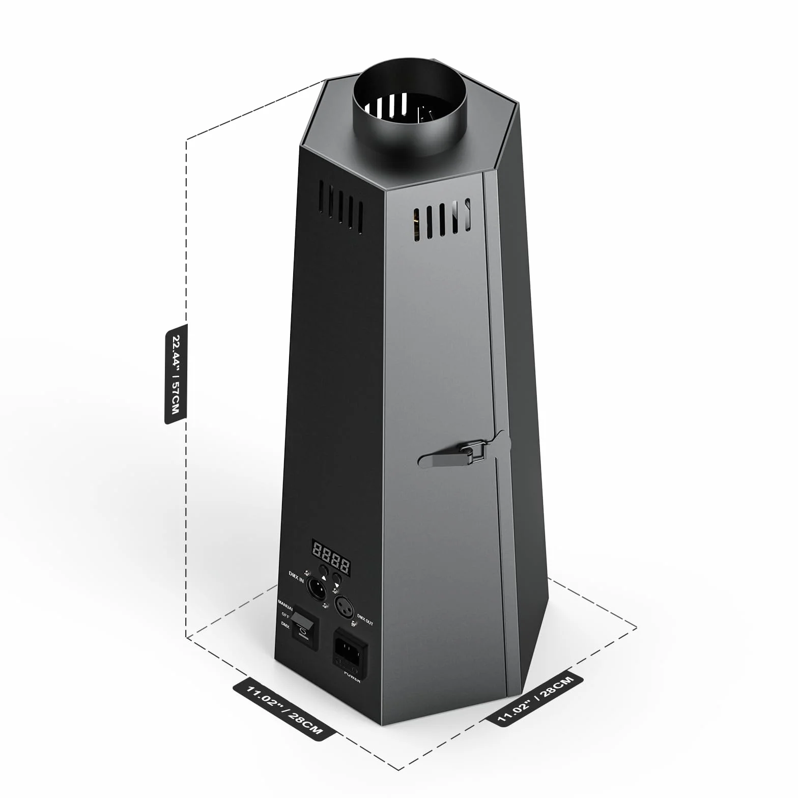 Lanzallamas 150W Proyector de Llamas con Controlador DMX512 Dj Jet Flame Machine para conciertos, espectáculos, fiestas, Halloween, Navidad, eventos deportivos