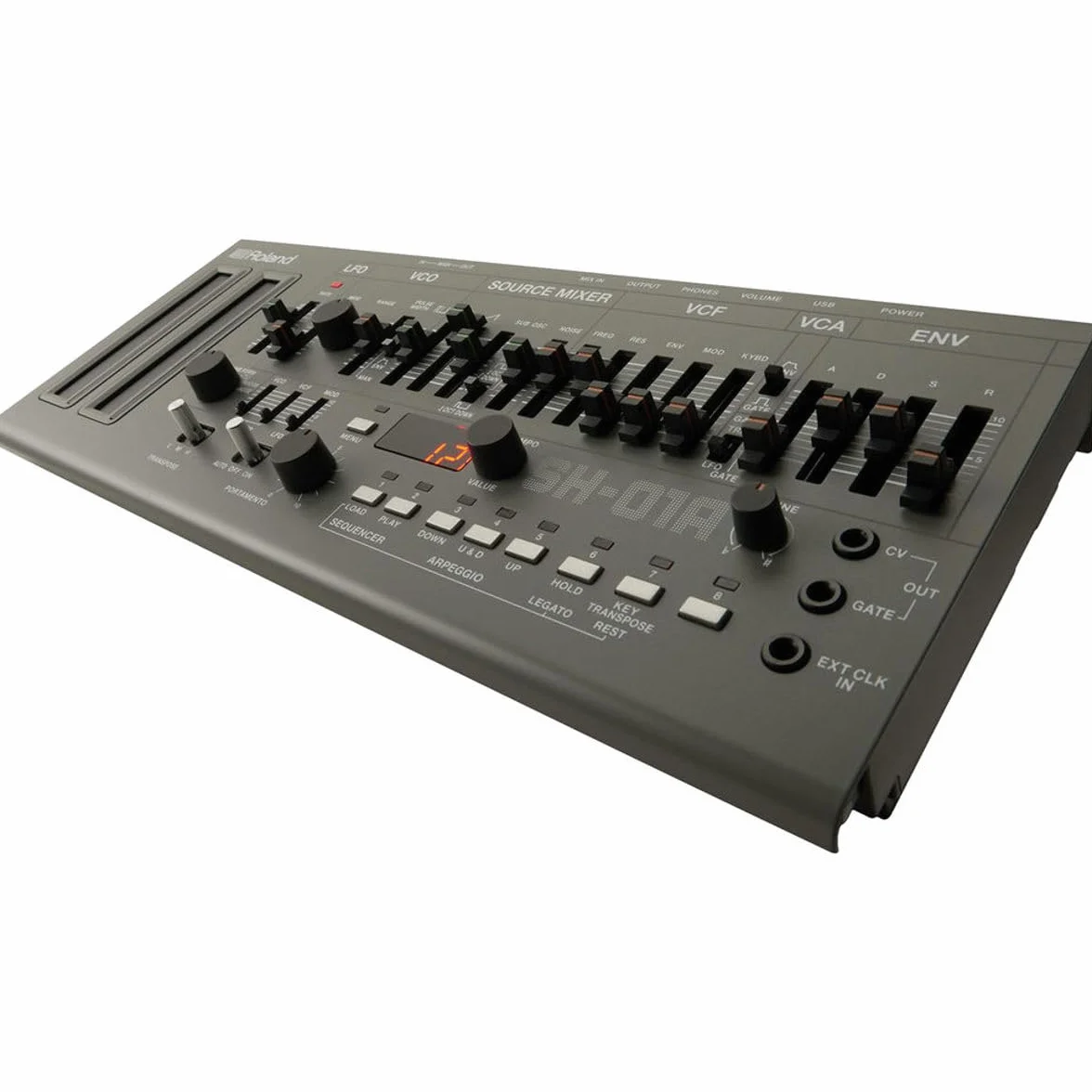 Sintetizador SH-01A de Roland Boutique — Los sonidos del sintetizador SH-101 clásico con tecnología ACB, que incluyen graves, leads, ruidos y efectos