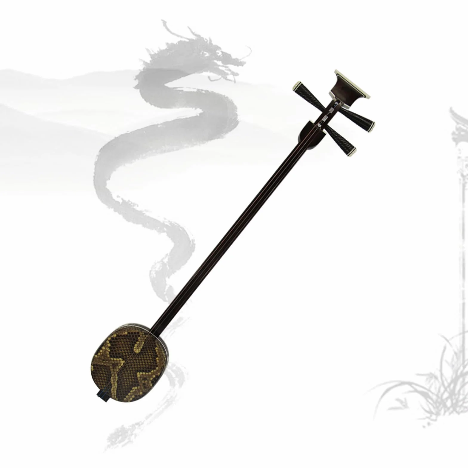 Sanxian Chino Tradicional De 3 Cuerdas, Guitarra Shamisen De Wukong Game, Instrumento Shamisen Chino, para Principiantes E Intérpretes Black L