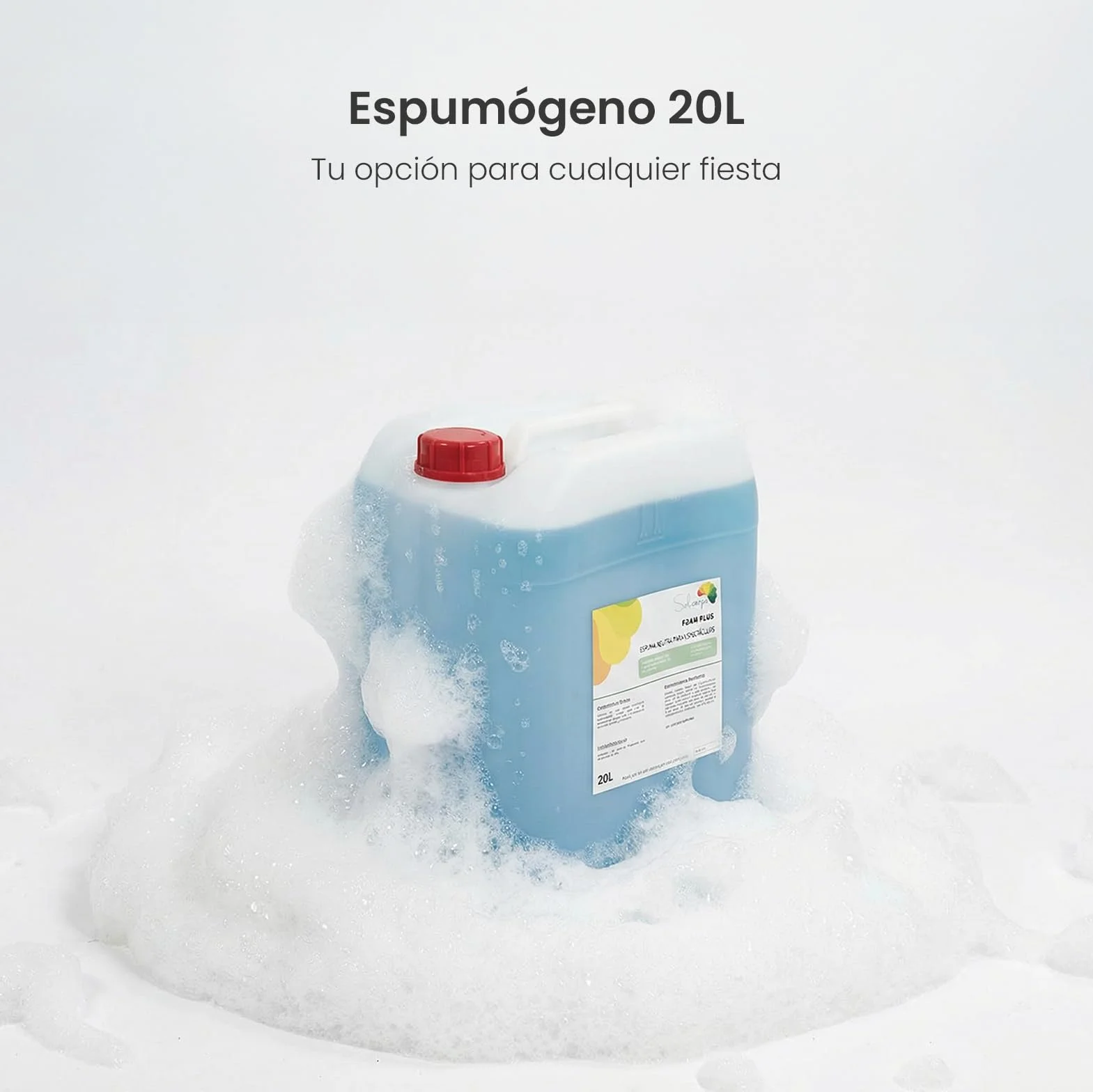 Espumógeno Concentrado de Alto Rendimiento para Cañón de Espuma XXL de Alta Potencia 20L