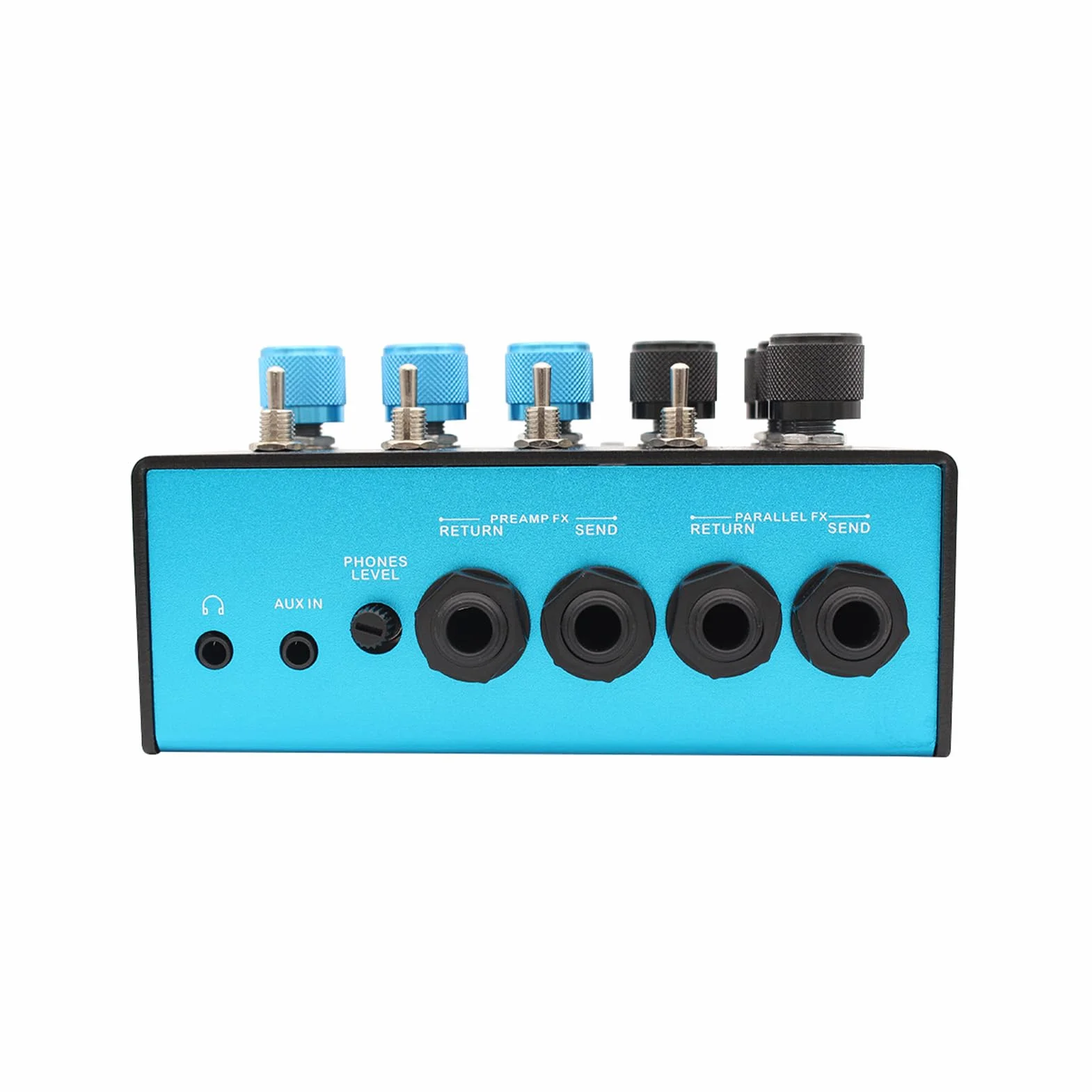Pedal Multiefectos para bajo, Procesador Multiefectos Profesional, Pedales de bajo con Preamplificador, Ecualizador de 3 Bandas, Cadena de Señal Paralela, Bucles de Efectos, Simulador de