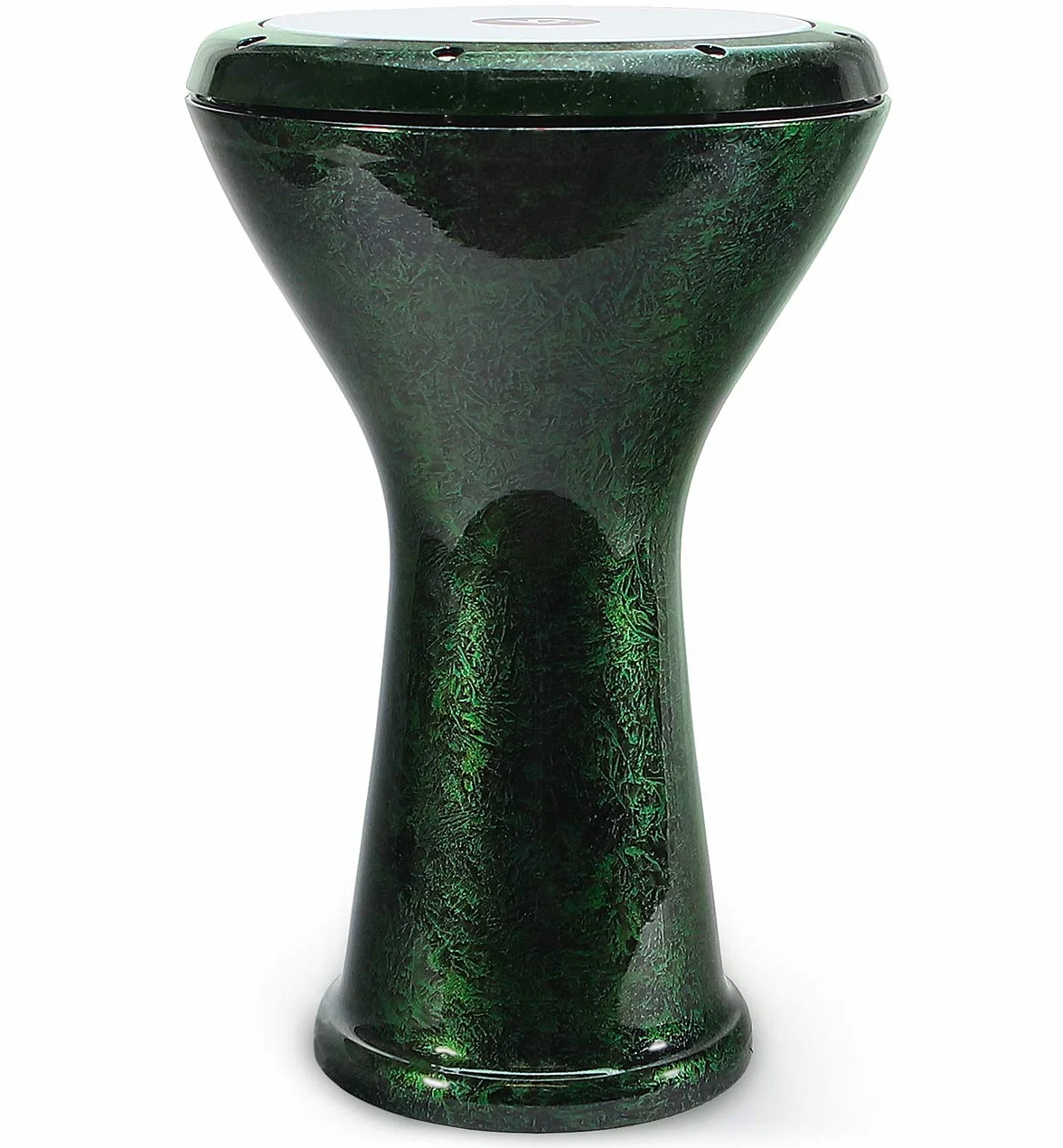 Orientalische Profi solo Darbuka Darabuka Handtrommel Percussion Aluguß Pearl Effekt mit Zubehör