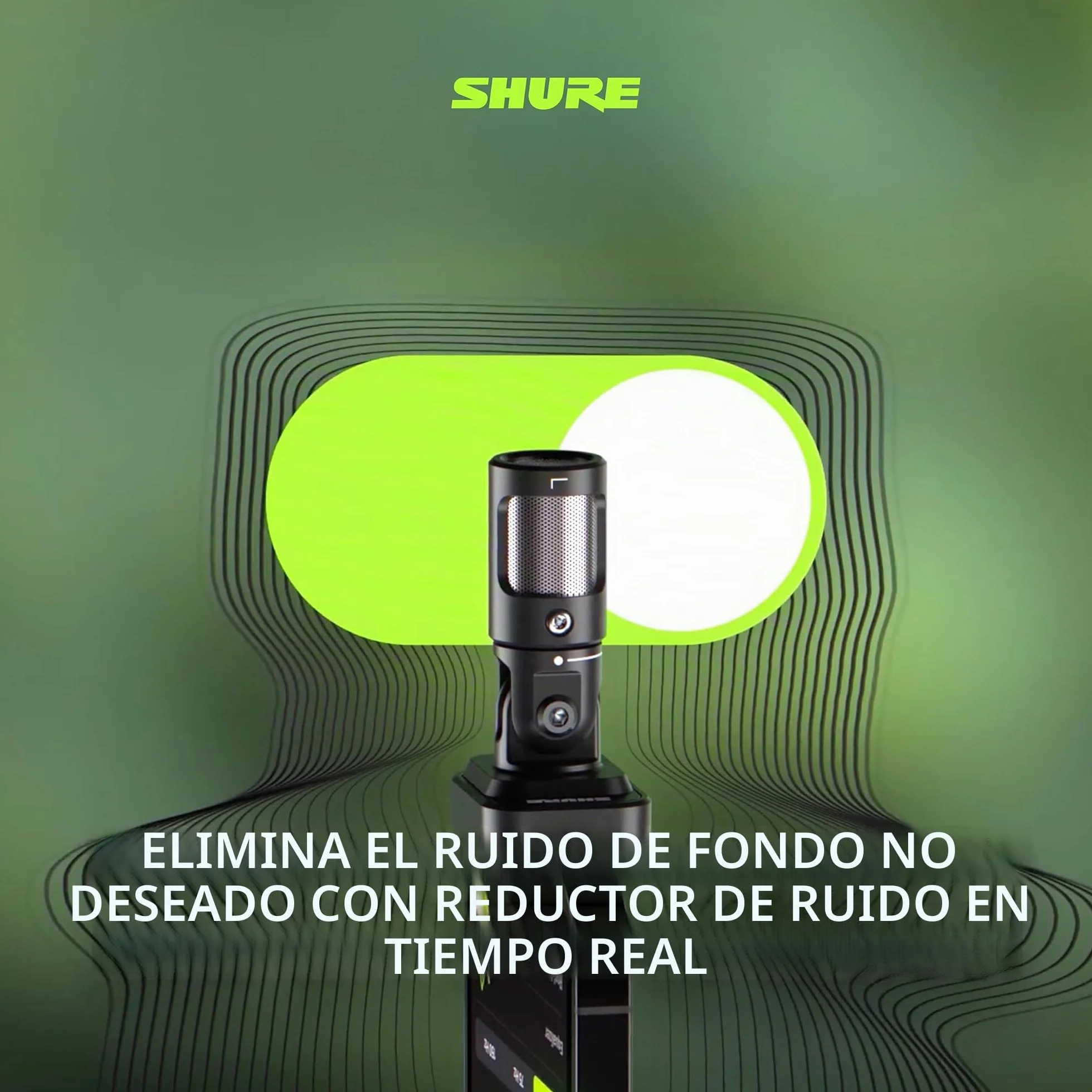 Shure MV88 USB-C Micrófono, para grabación y vlogging iPhone & Android, con Modo de Nivel automático, eliminación de Ruido en Tiempo Real y Cuatro Patrones Polares - Negro