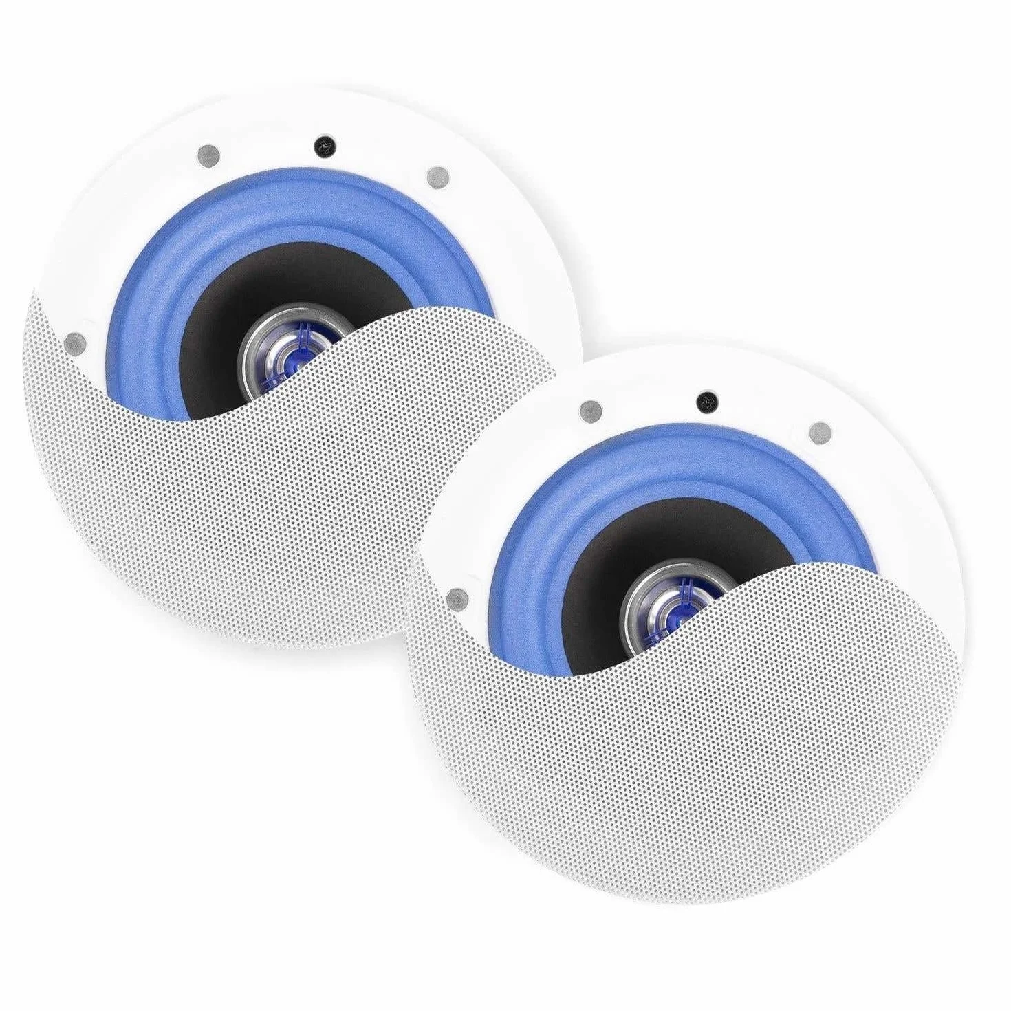 Power Dynamics ESCS5 Conjunto Altavoces de Techo de bajo Perfil 5,25”