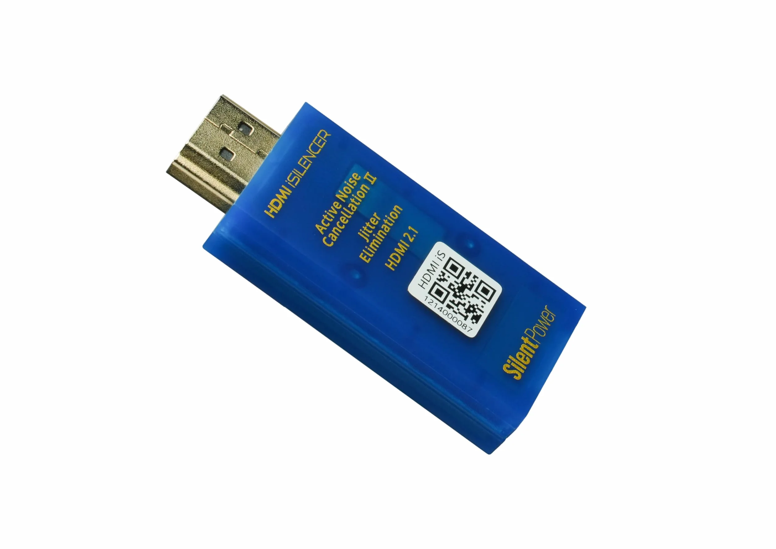 iFi HDMI iSilencer - Filtro de ruido HDMI con protección contra sobretensiones - Cancelación activa de ruido - Eliminación de fluctuaciones - Soporta Ultra HD HDR 8K/60Hz y 4K/120Hz