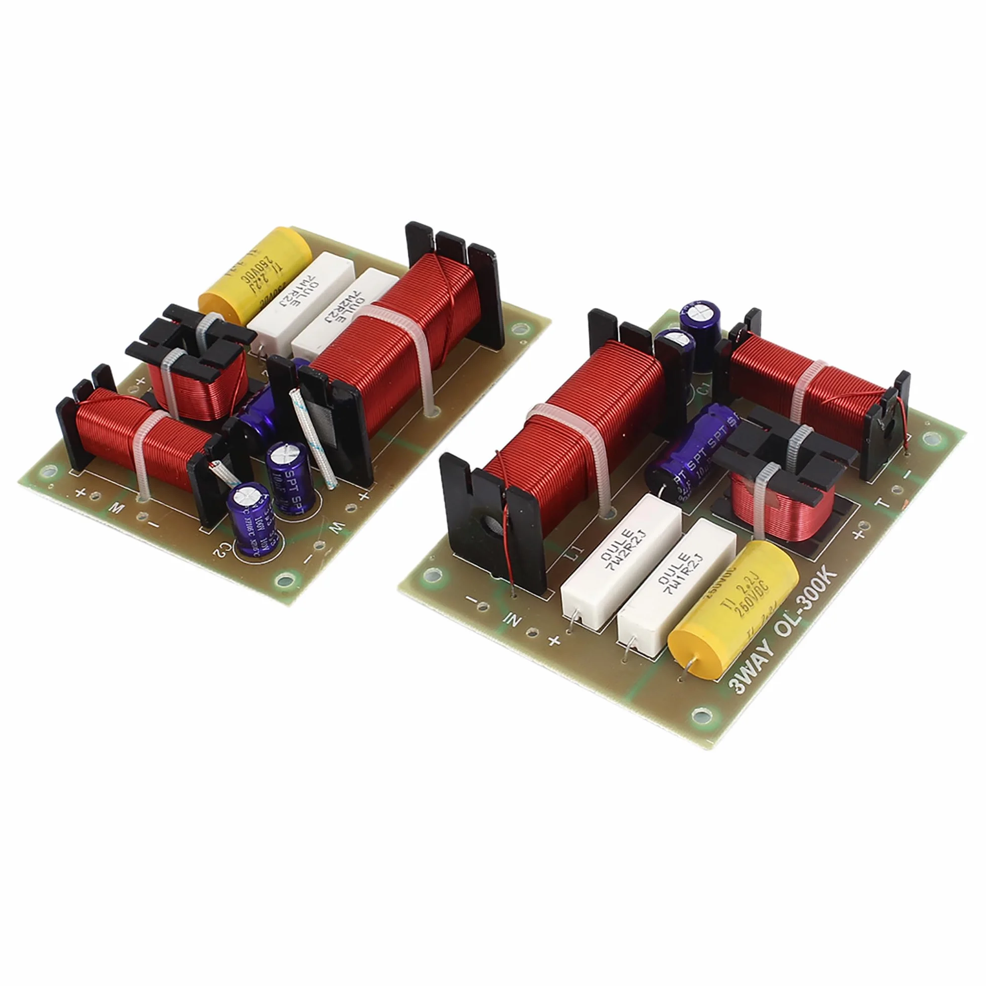 sourcing map 4000Hz 180W Filtro de Audio de 3 Vías Altavoz Divisor de Frecuencia