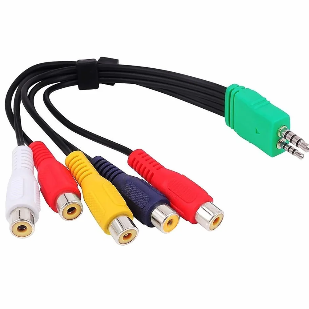 Cable de video de 3,5 mm y 2,5 mm para BN3901154 LEDComponent, cable adaptador de componente de video, cable adaptador de 20 cm de largo