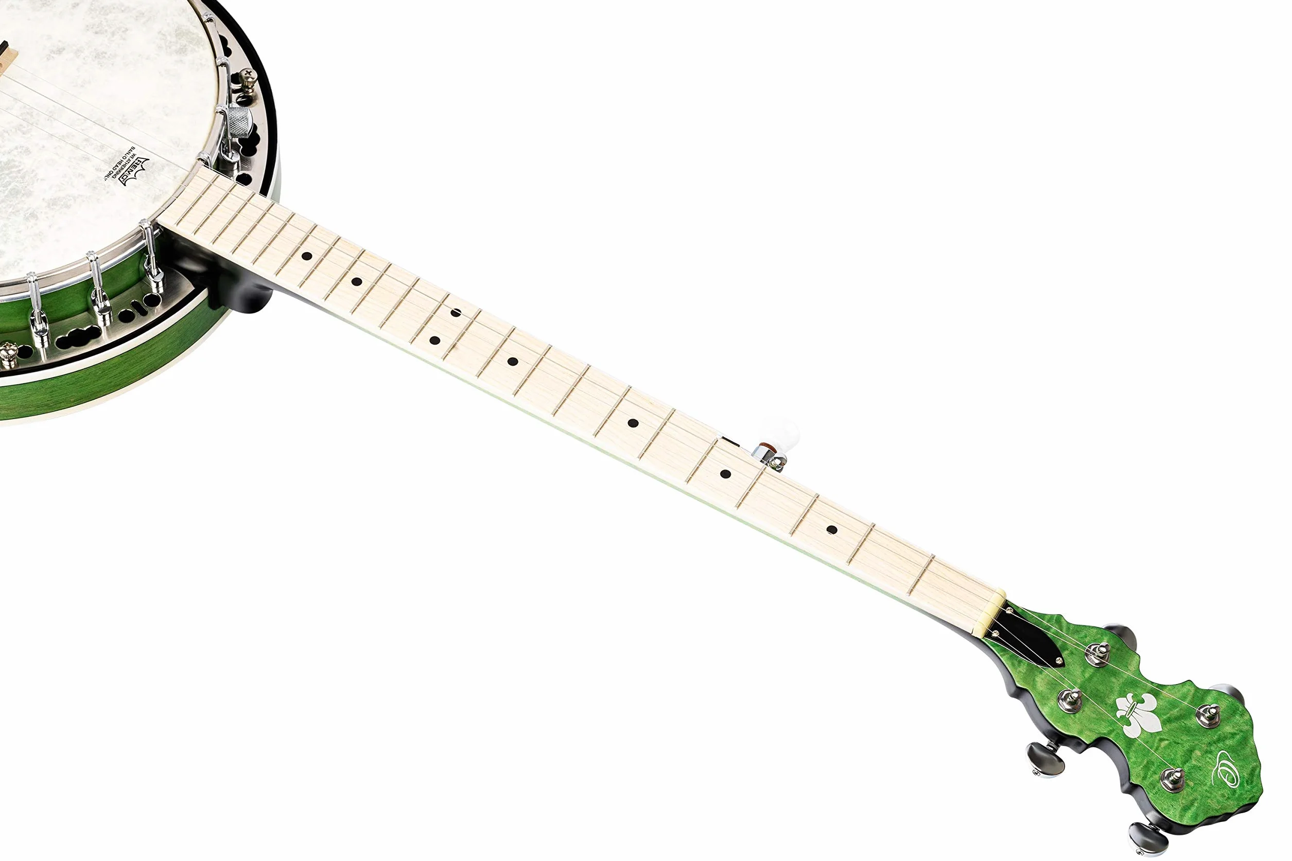 Banjo ORTEGA Falcon Series - Verde Transparente, OBJE400TGR