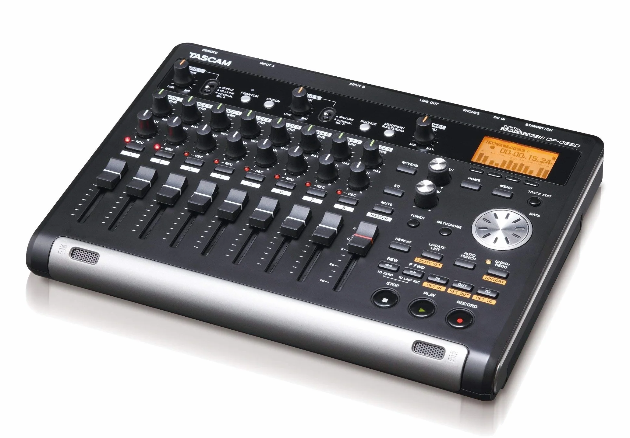Tascam DP-03SD - Grabador multipista, color negro