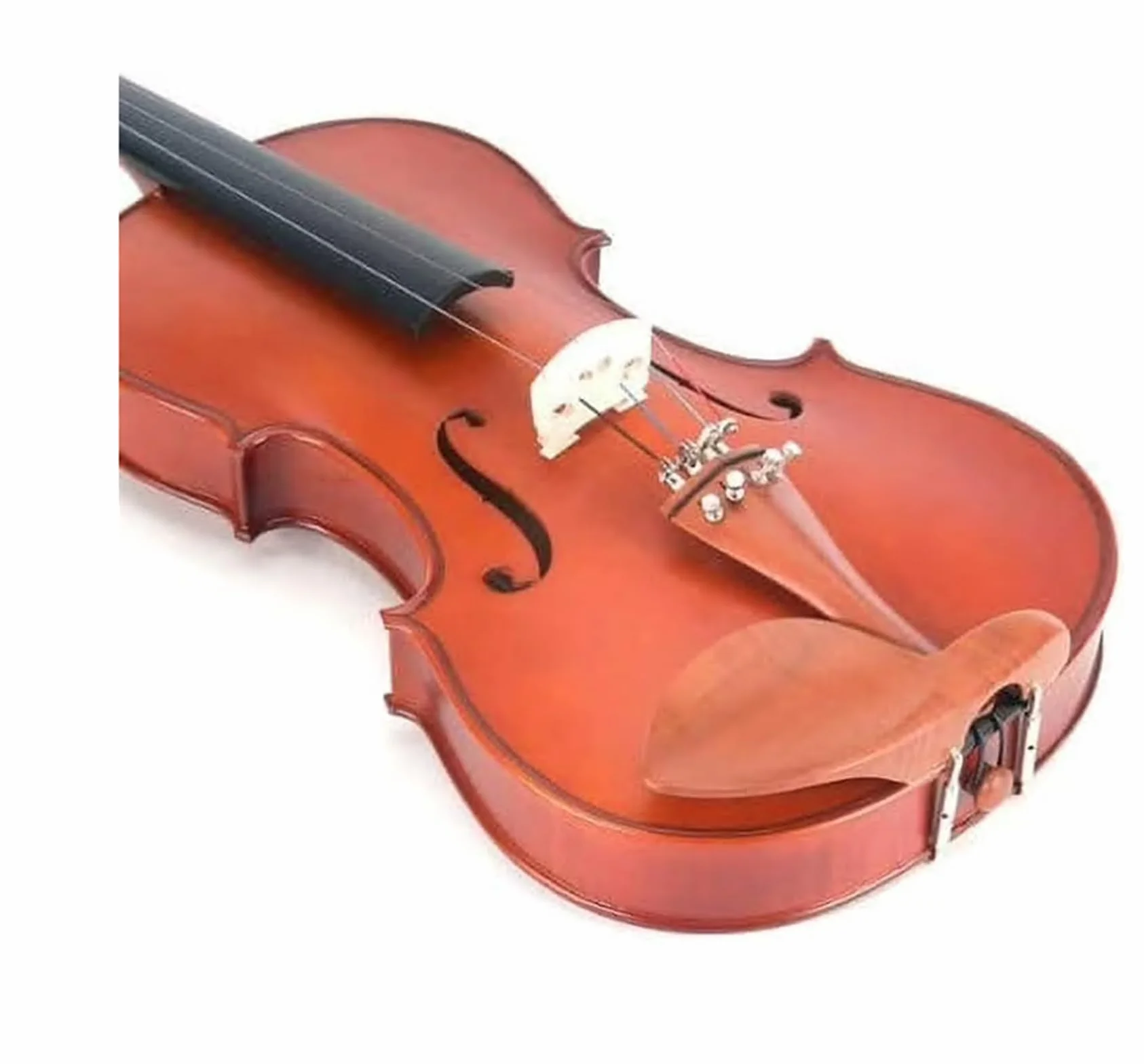 CVA-400 Viola de madera maciza envejecida satinada con estuche, arco, colofonia, puente y cuerdas