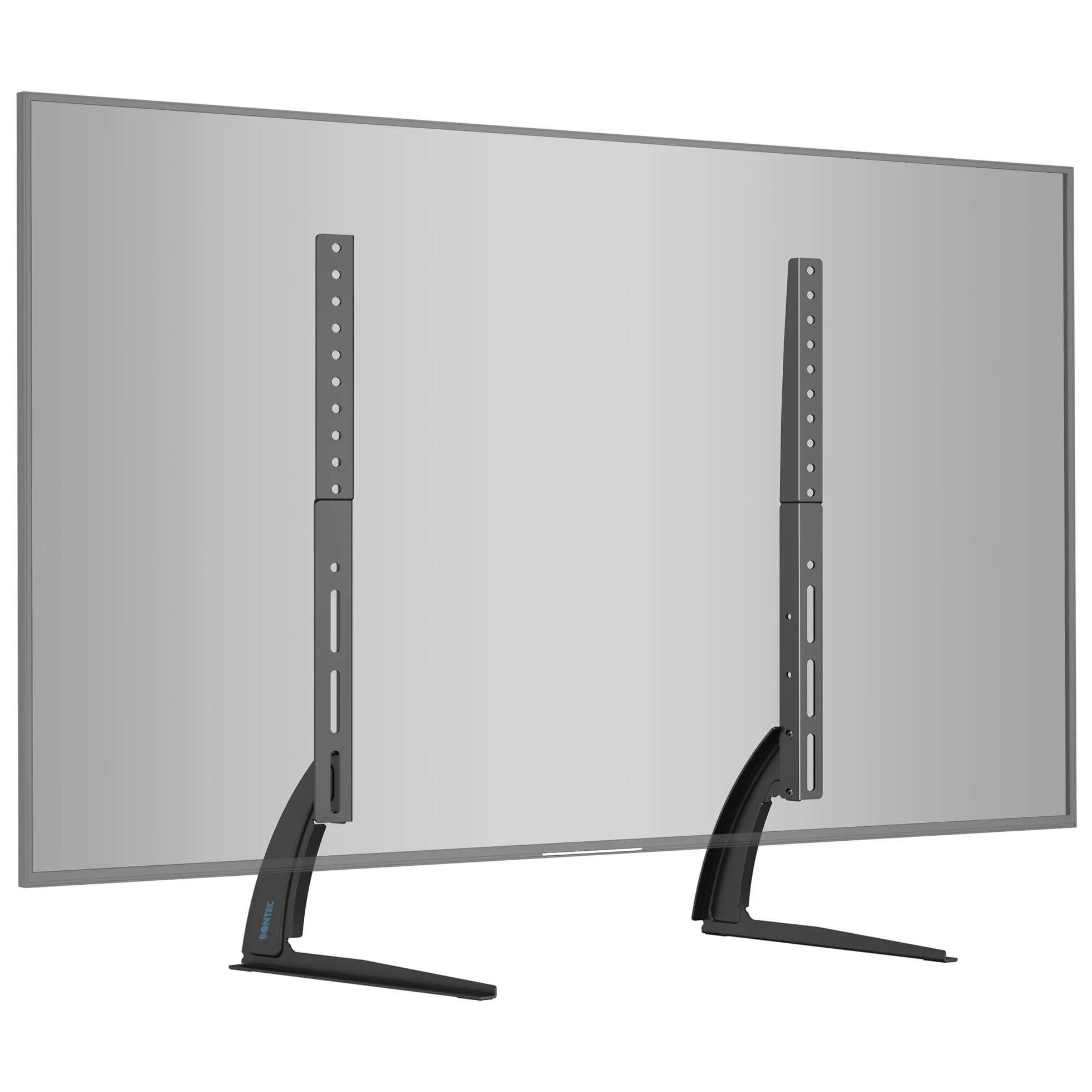 BONTEC Soporte TV Universal Pie 22-65 Pulgadas LED LCD Plasma Curva Ajustable 3 Niveles Altura 50 kg VESA 800x400 mm