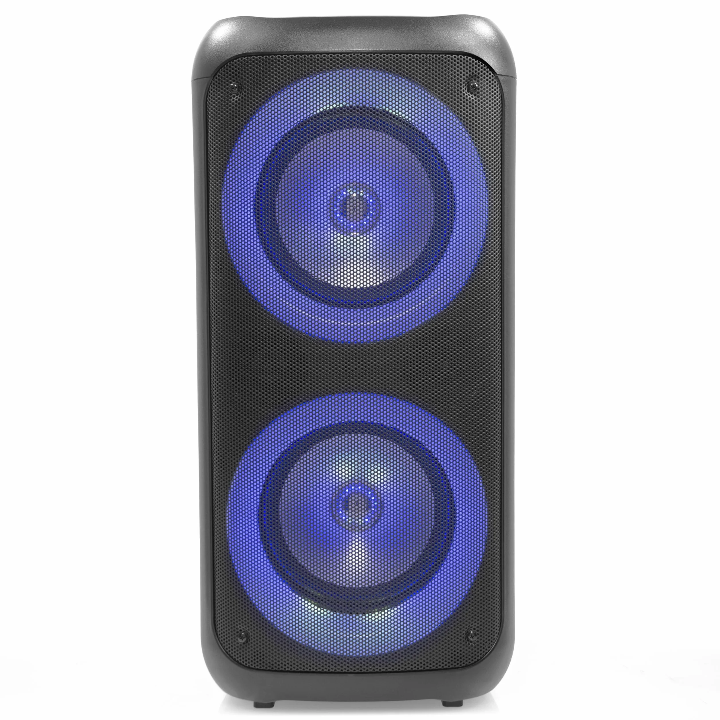 BoomToneDJ Altavoz con batería Traveler 400 (Mando a Distancia IR, 400W) Ideal para DJ móviles y Fiestas privadas, Bluetooth, luz integrada, USB/SD, asa de Transporte telescópica