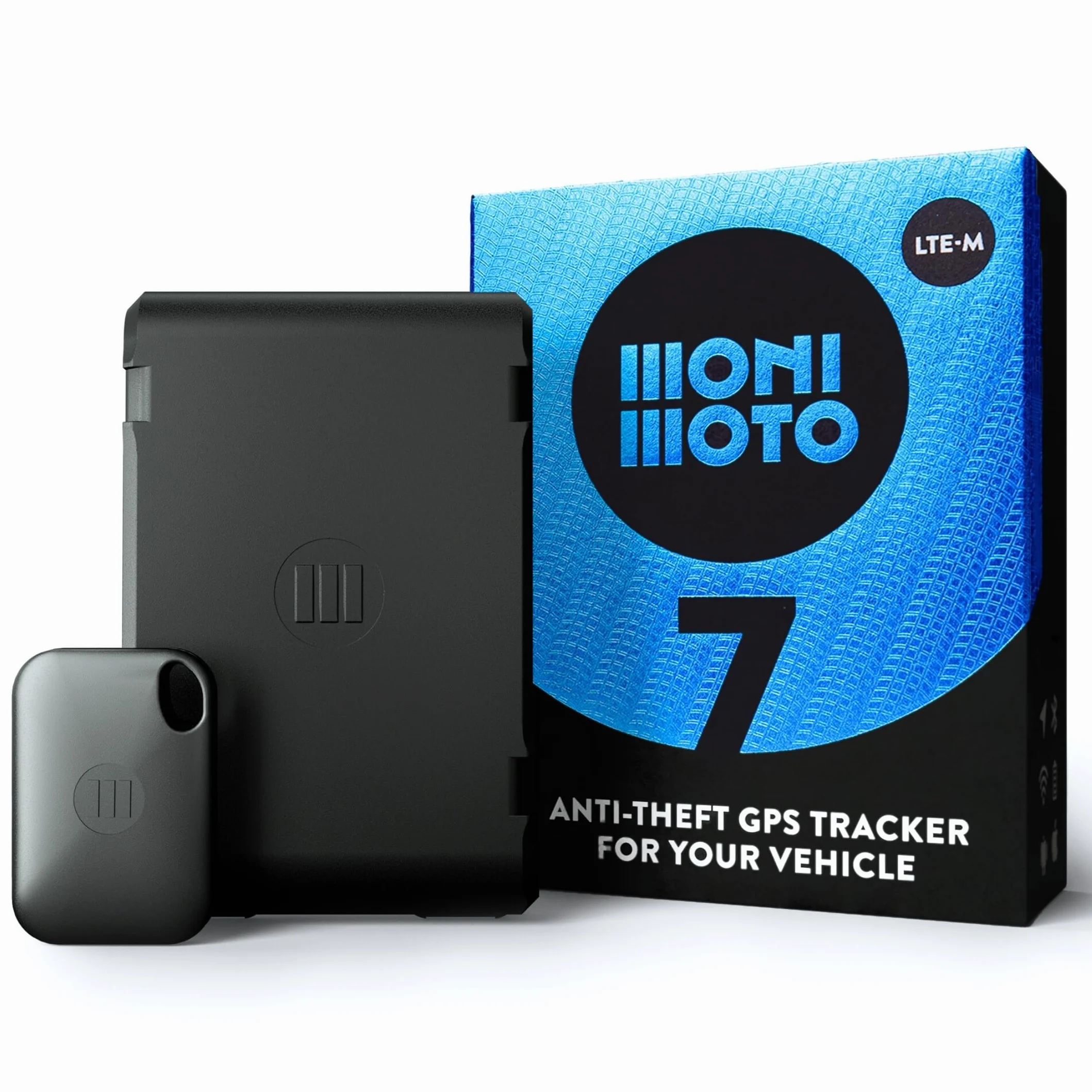 MoniMoto 7 Localizador GPS para Motos y Coches | Fácil Instalación | Sin Cables | Gran Autonomía. Sistema Antirrobo | Alarma con Aviso al Móvil. Mini GPS Tracker Internacional