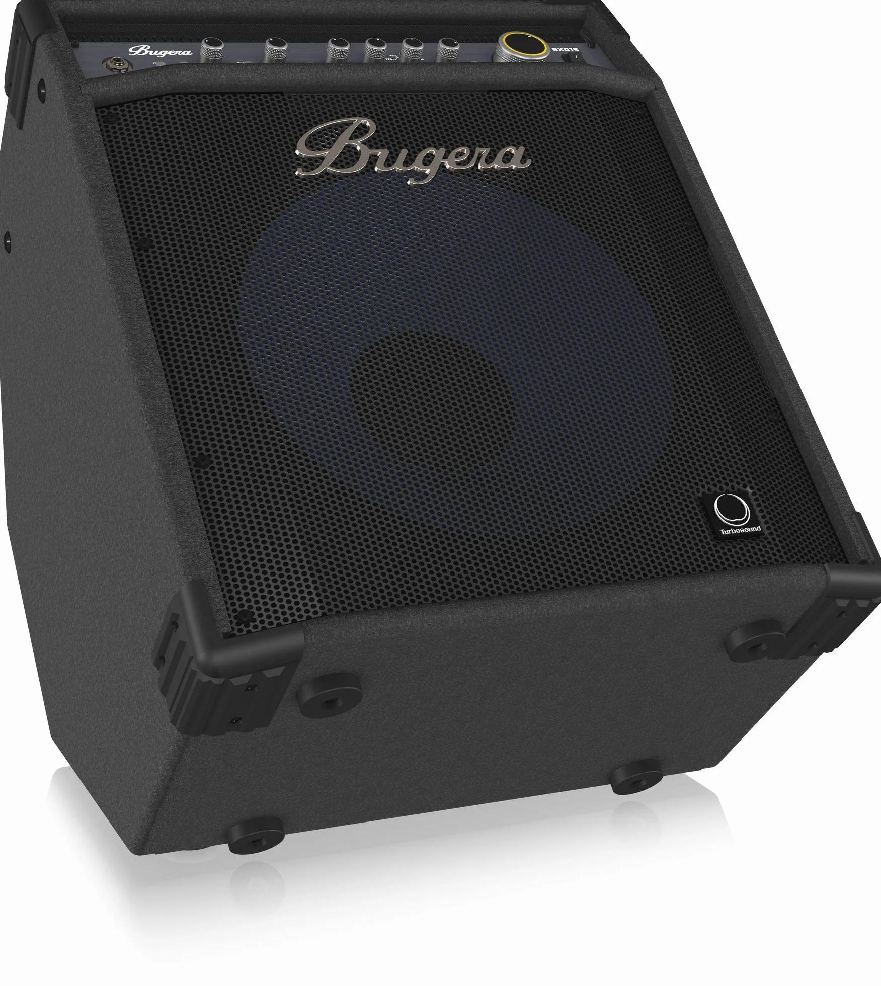 Bugera ULTRABASS BXD15A Amplificador de graves de 1000 W con altavoz de cono de aluminio Turbosound original de 15", preamplificador MOSFET, compresor y tecnología DYNAMIZER
