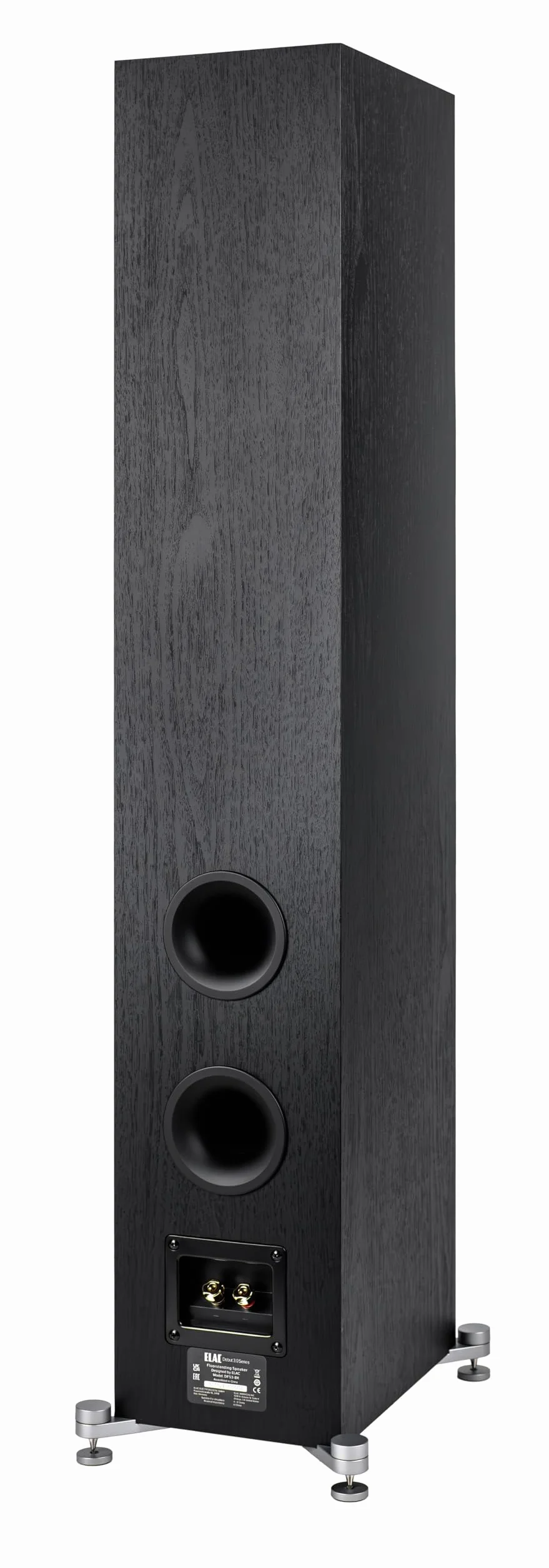 Elac Debut F6.3 - Altavoz Columna: Ideal para transmitir música a través de su Sistema estéreo, también en el Marco de un Sistema Envolvente 5.1, Sonido Legendario, diseño Elegante - Altavoz pasivo