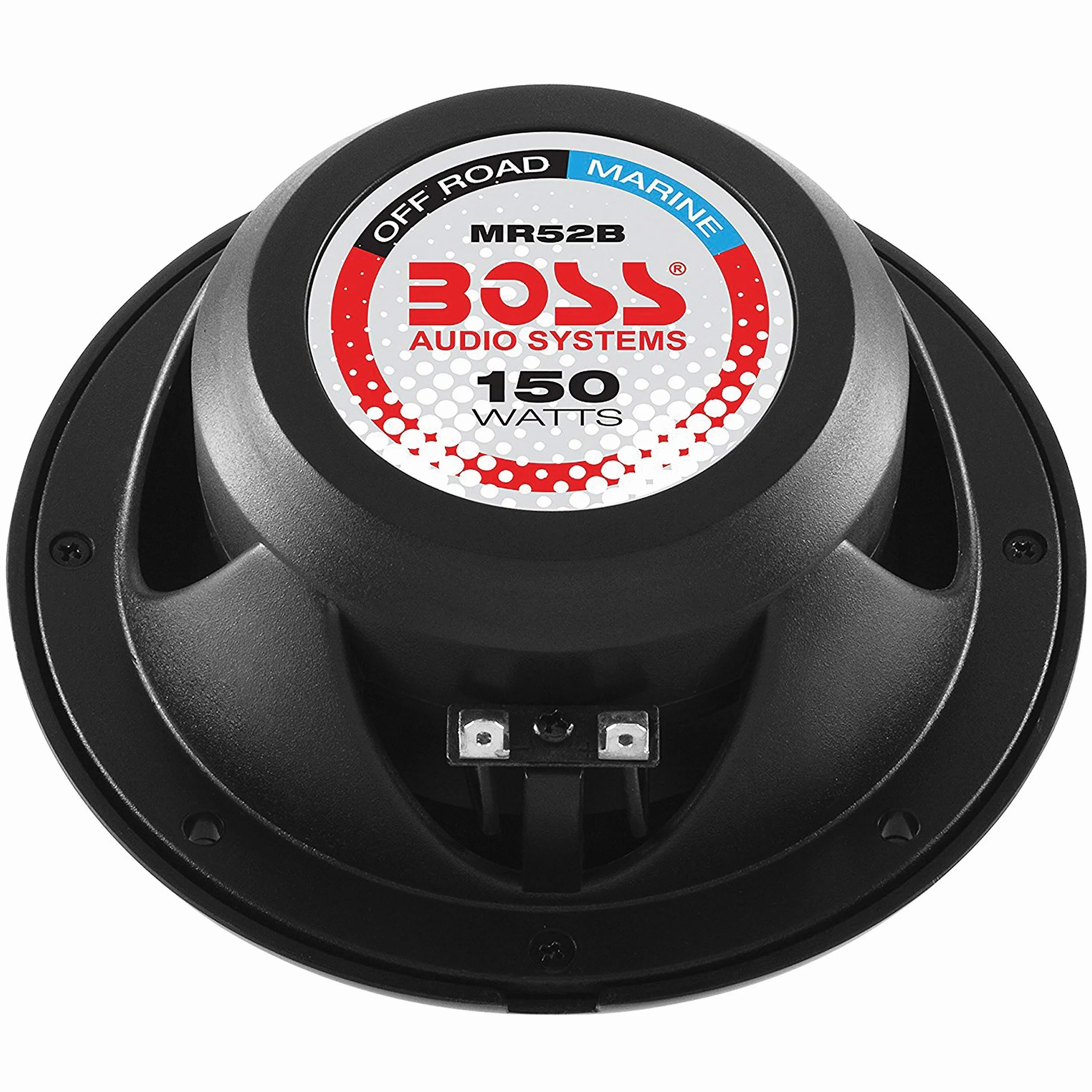 Boss Audio Altavoces Marinos de Rango Completo de 2 vías de 5.25 Pulgadas en Color Negro
