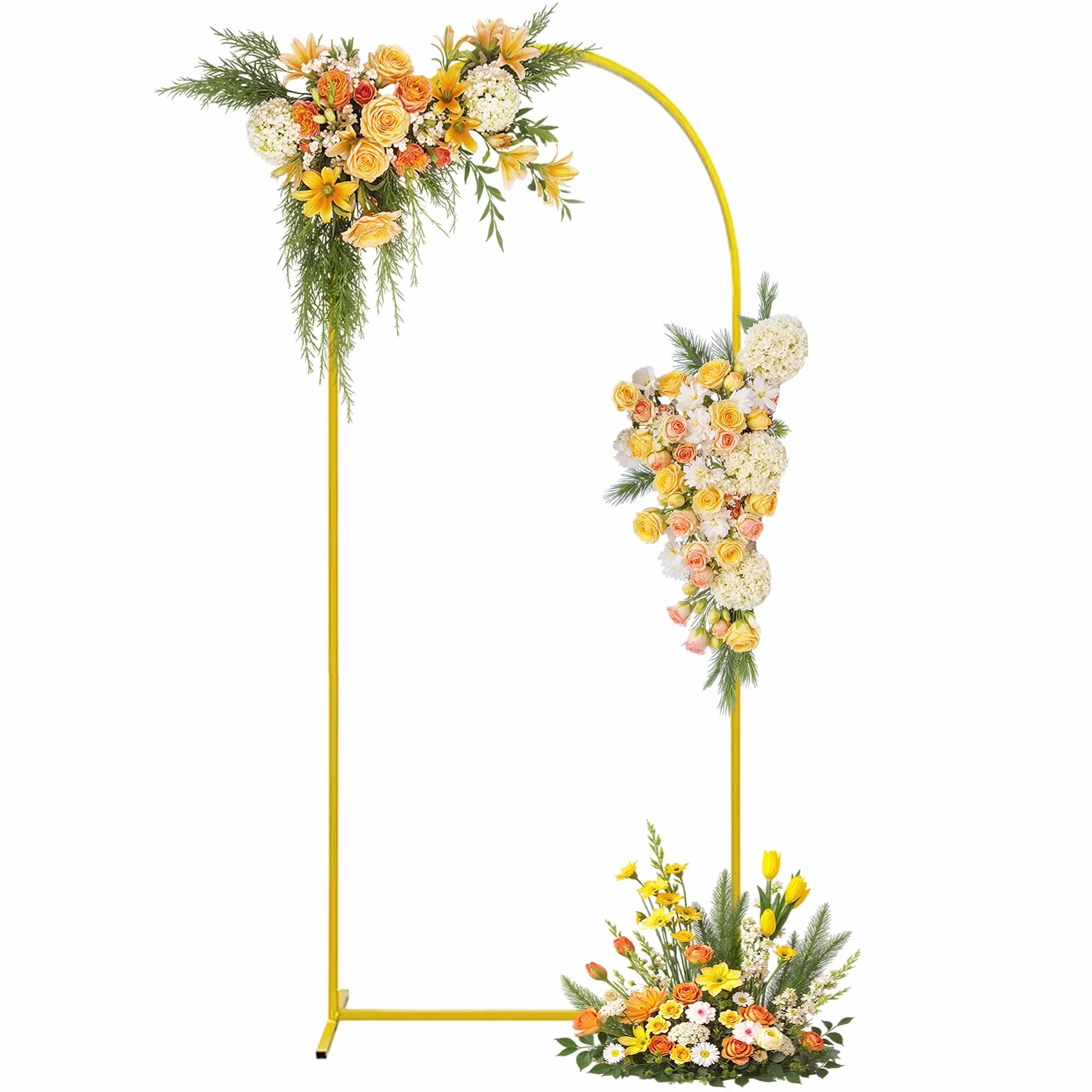 1,8M Soporte para Fondo De Arco De Boda Arco De Globos Metal Dorado Marco De Arcos De Boda para DecoracióN De Bodas Fiestas De CumpleañOs