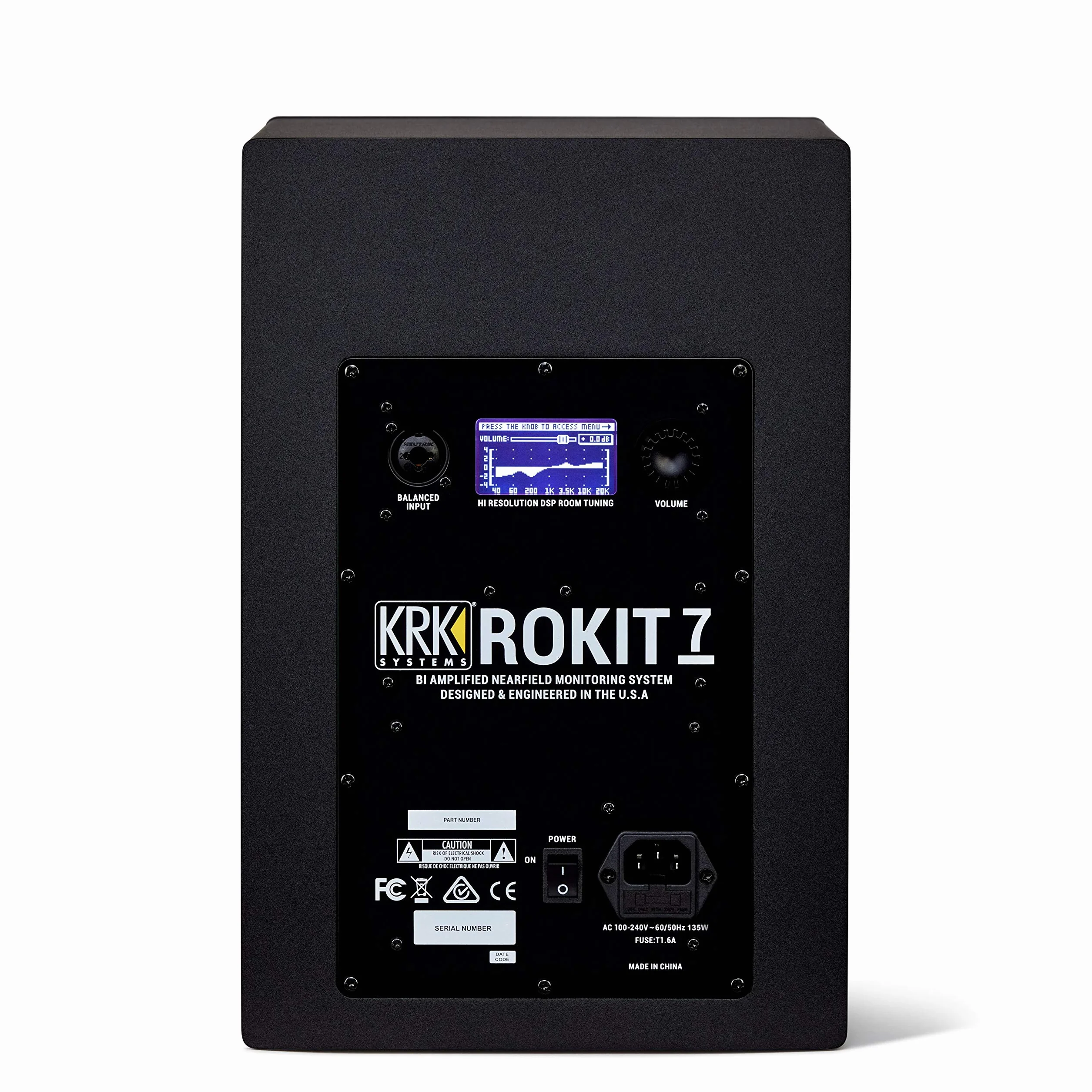 KRK SYSTEMS Rokit RP7 G4 - Altavoz para monitor activo (16,5 cm, 6,5 pulgadas, 145 W, 1 pieza)