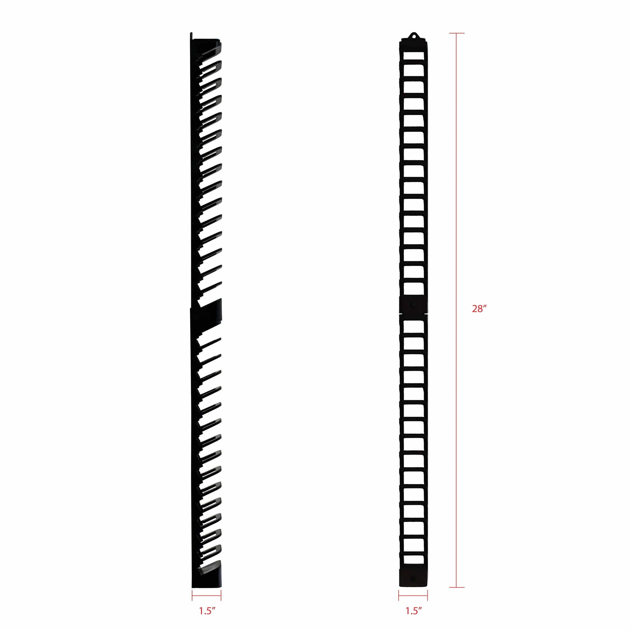 Atlantic Media Stix, estante de almacenamiento de CD/DVD para montaje en pared, paquete de 4, color negro (actualizado)