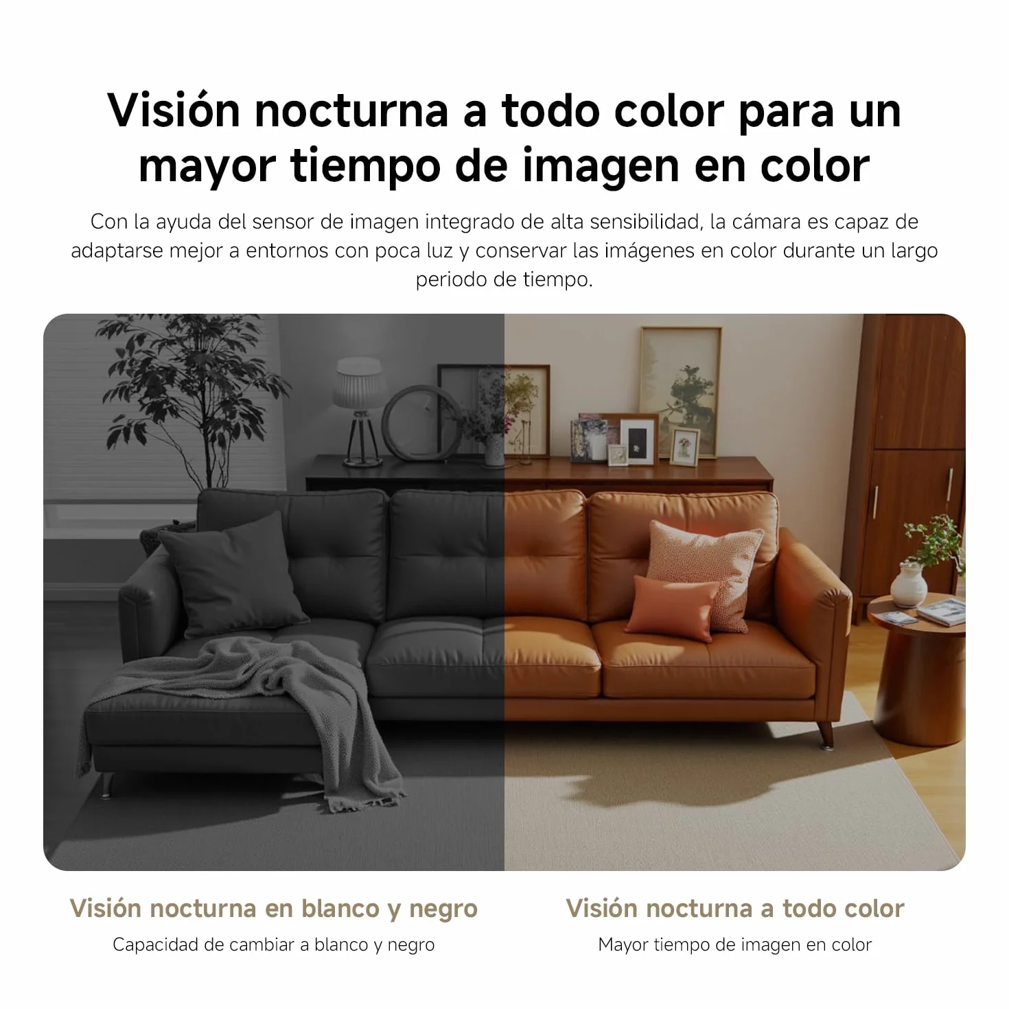 Xiaomi C302 Cámara Vigilancia WiFi Interior 2K 3MP 360° Visión Nocturna Starlight Audio Bidireccional Wi-Fi 6