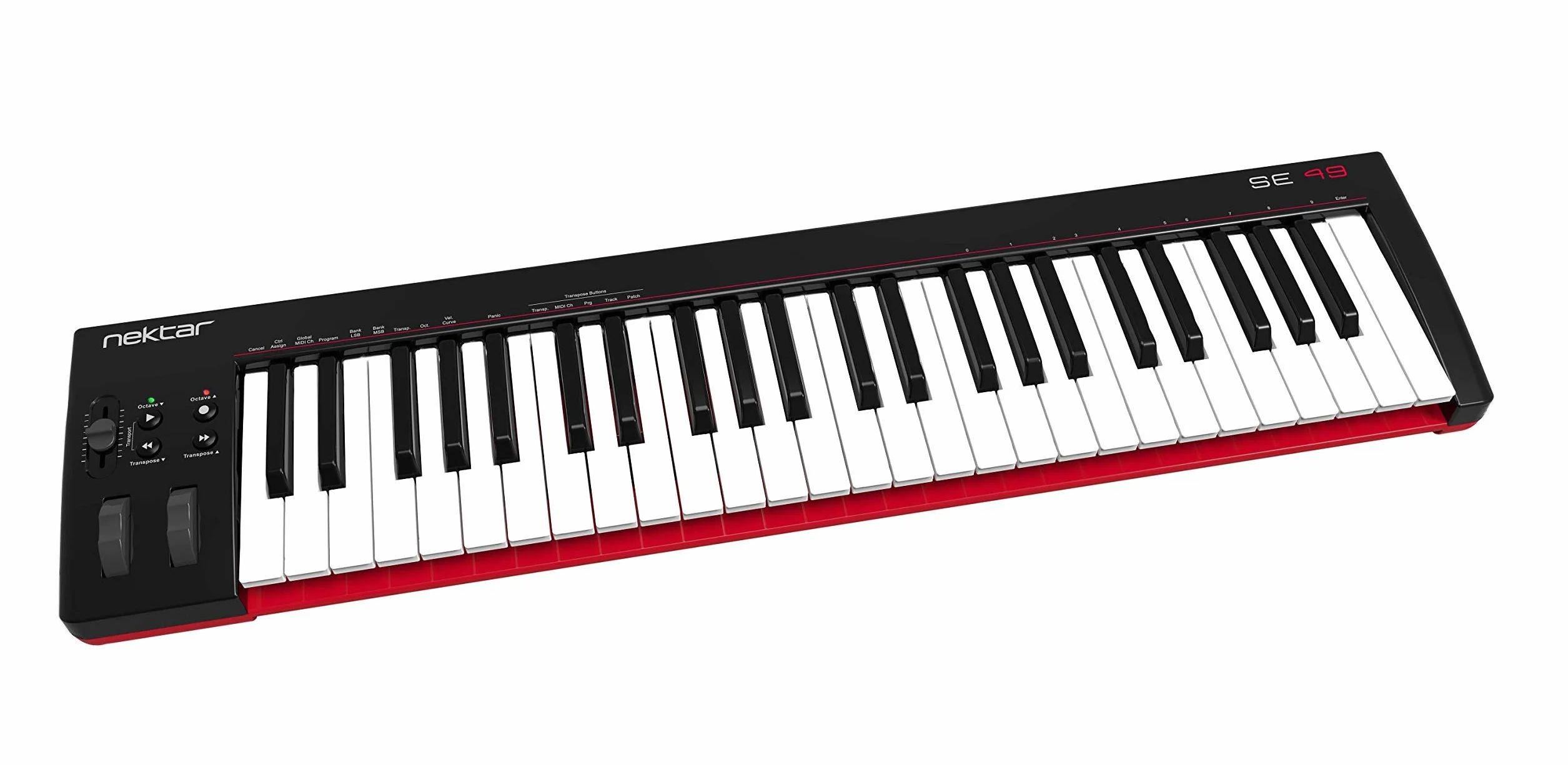Nektar Controlador de teclado MIDI USB SE49 con integración Nektar DAW