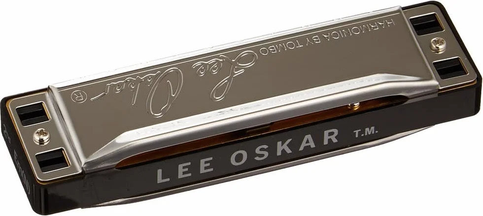 Armónica Lee Oskar Natural Minor Mi menor para blues menor, rock, latin, reggae, hip hop - diatónica de 10 agujeros - placas de lengüetas de latón - cubiertas de acero inoxidable