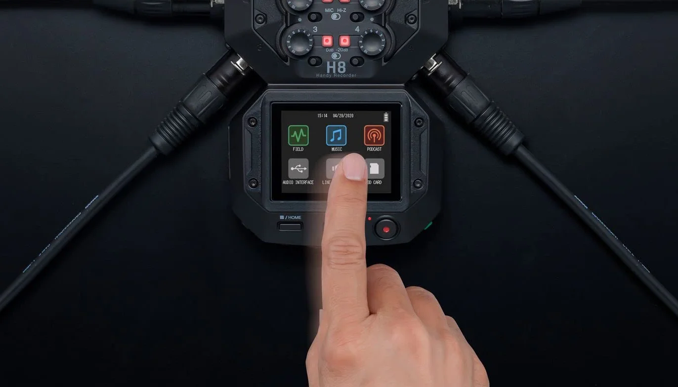 Zoom - H8 - grabadora de 8 pistas - interface USB