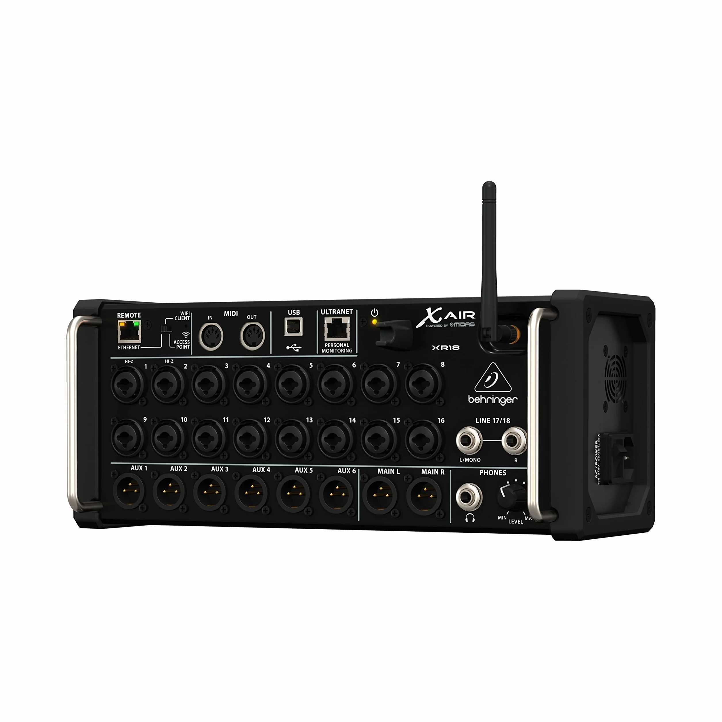 Behringer XR18 Mesa de mezclas digital, Klark Teknik, X AIR