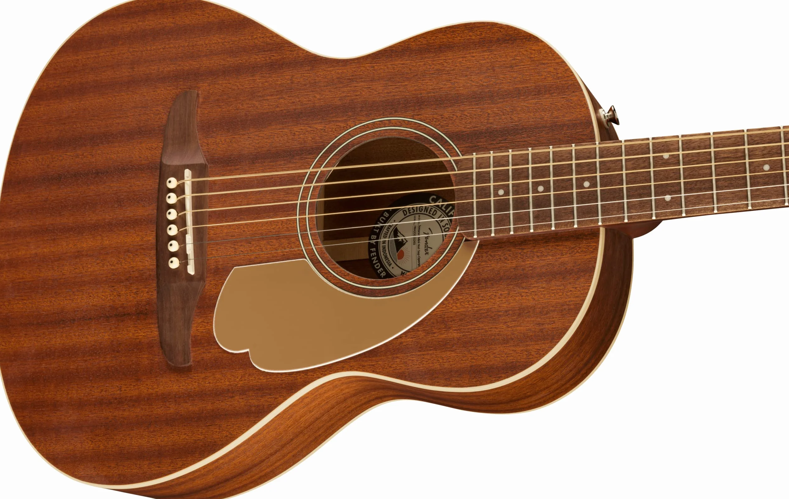 Fender Sonoran - Mini guitarra acústica, caoba con bolsa