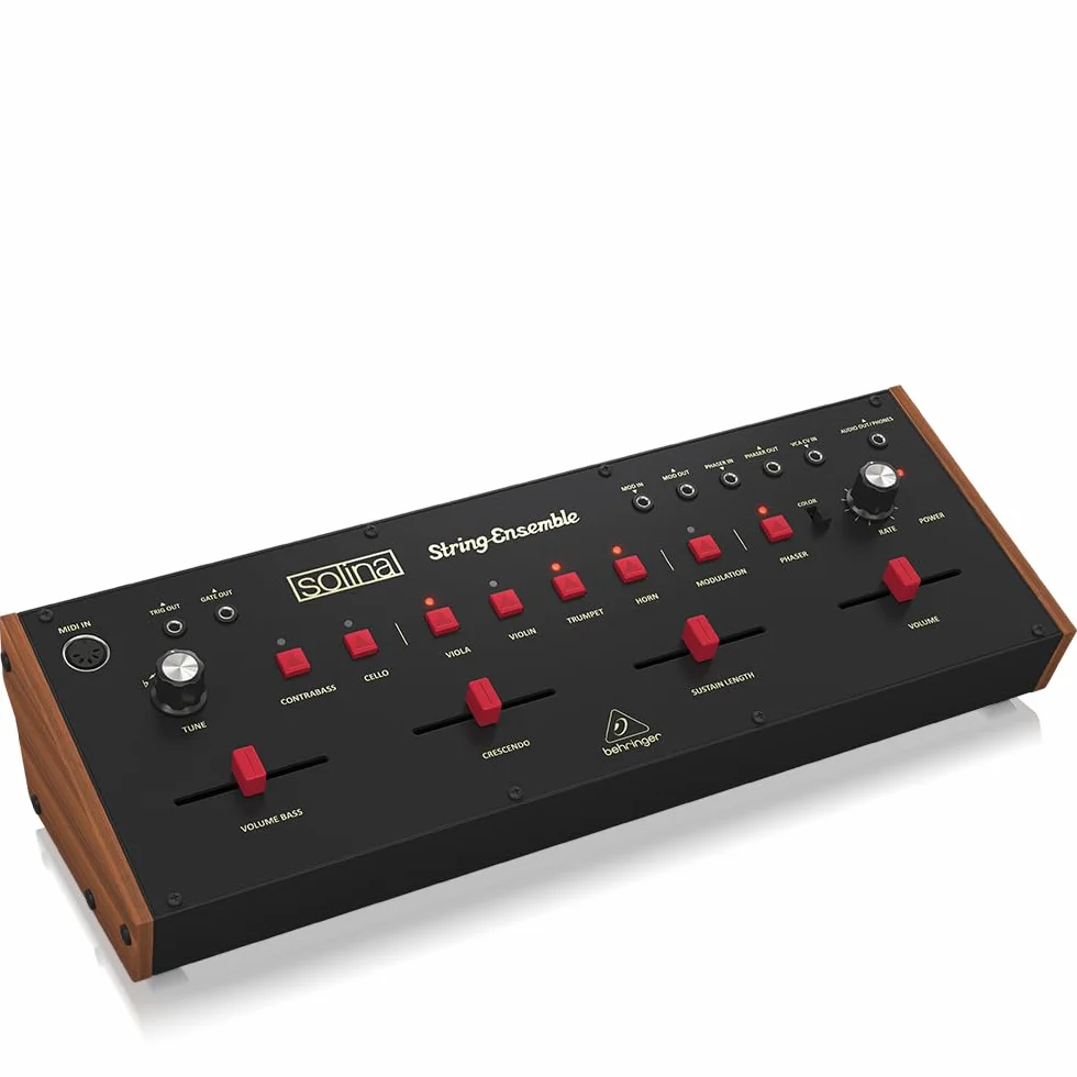 Behringer SOLINA STRING ENSEMBLE - Sintetizador de cuerdas analógico clásico con polifonía de 49 voces, BBD