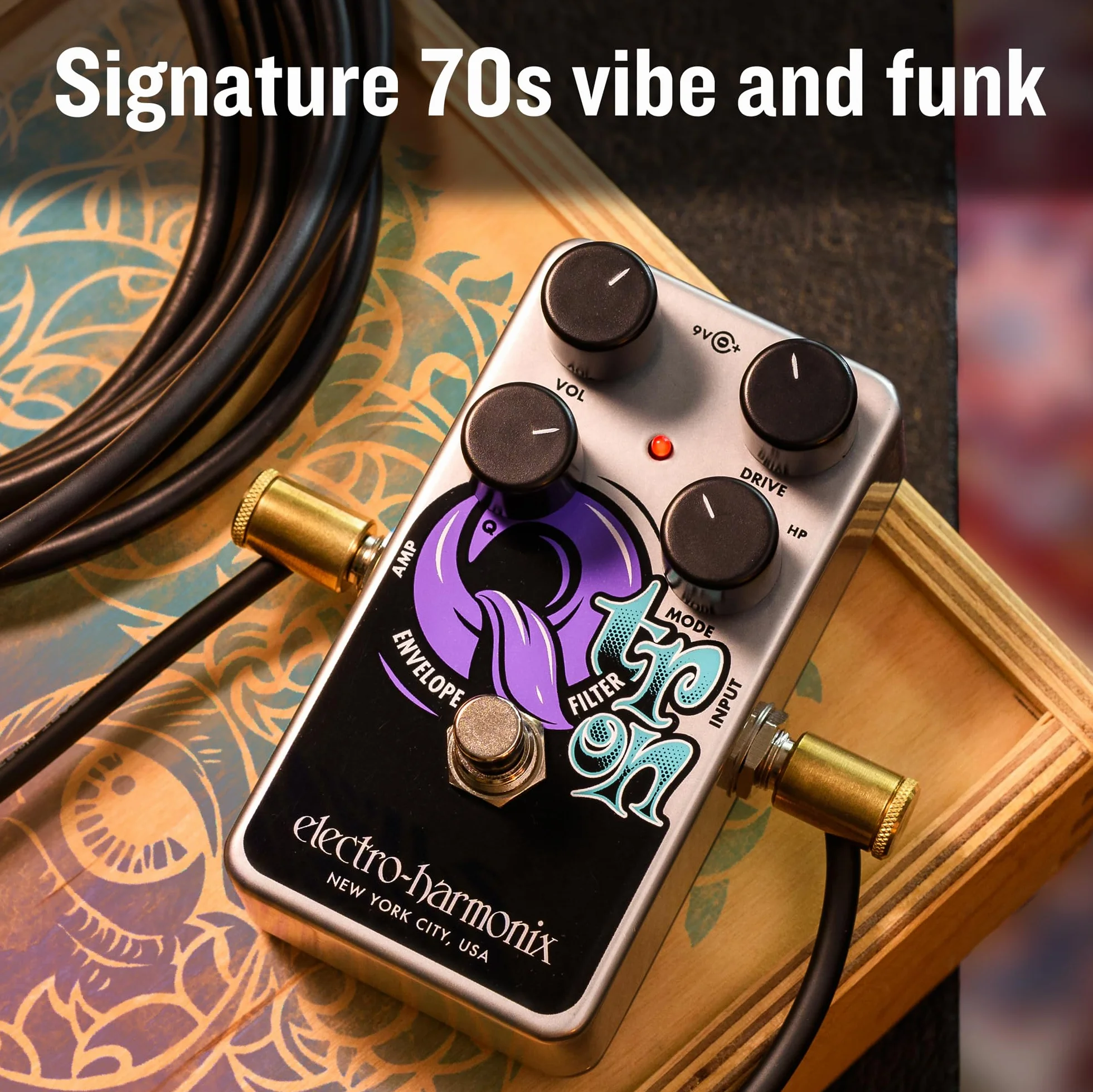 Electro Harmonix Analógico Sobre Filtro Pedal Guitarra Pedal - Nano Q-Tron