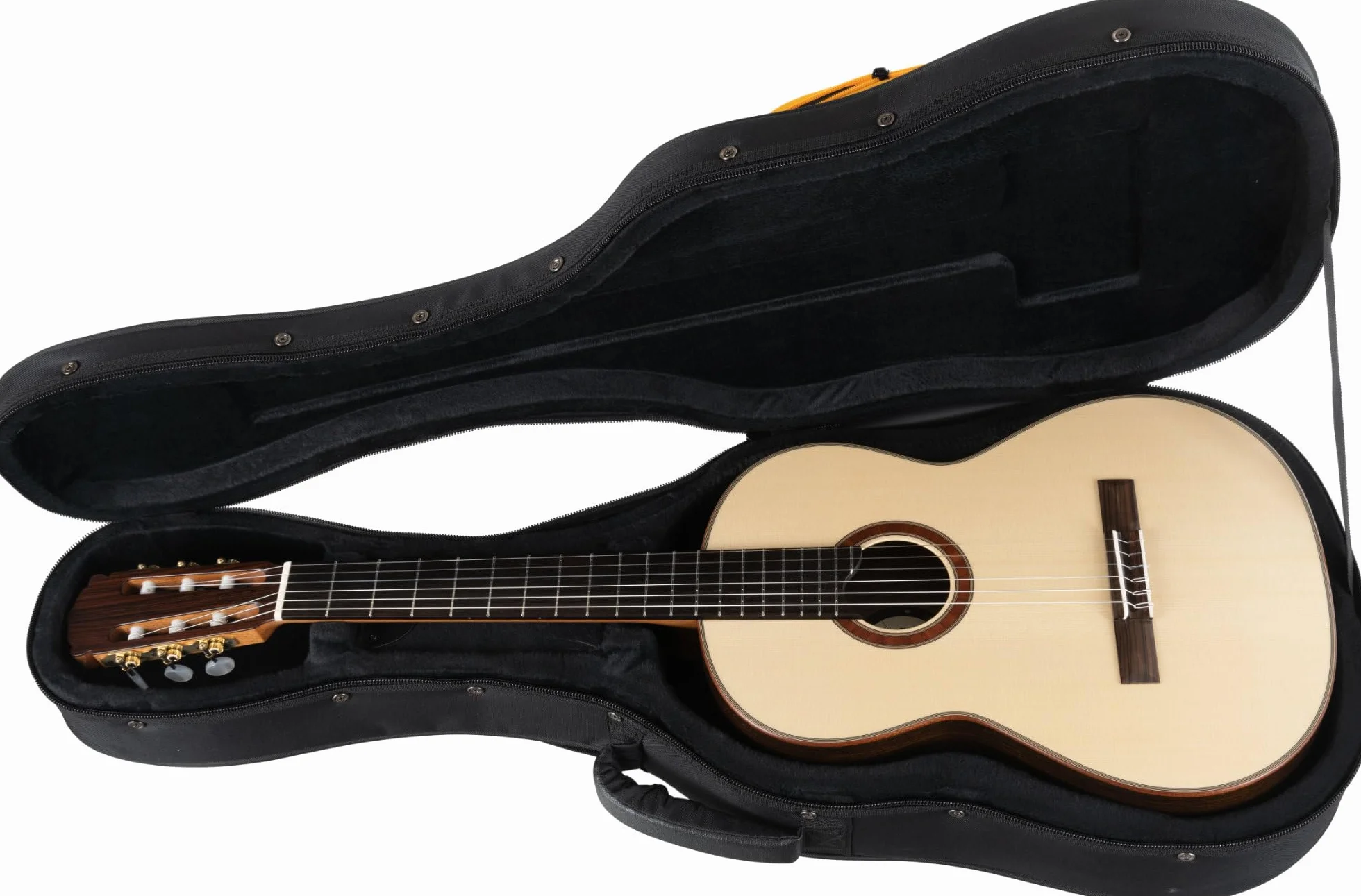 ROCKTILE KGSC-5122BK Funda Suave para Guitarra Clásica - Estuche Ligero y Práctico para Todas Las Guitarras De Concierto