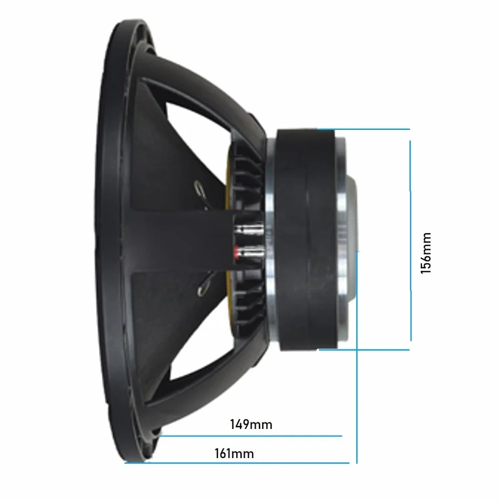 Seven Soundvector SVG12SUB600/4 Subwoofer 12" 600W AES 1200W Peak 4 Ohm Profesional