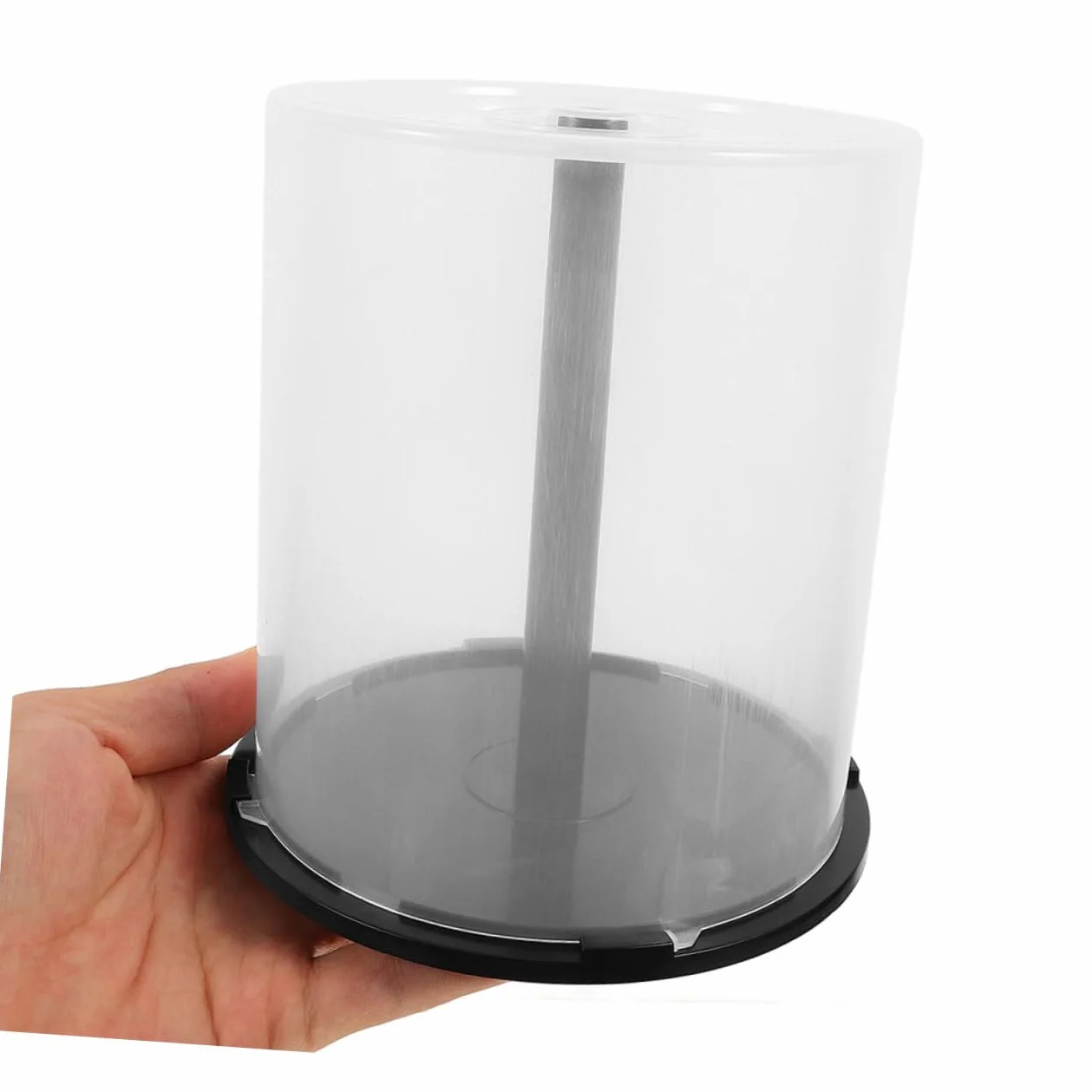 Caja de Almacenamiento para CD de Plástico Pp con Capacidad para 100 Discos, Pack de 3 Unidades, Diseño Minimalista y Función Extraíble para Uso en Casa
