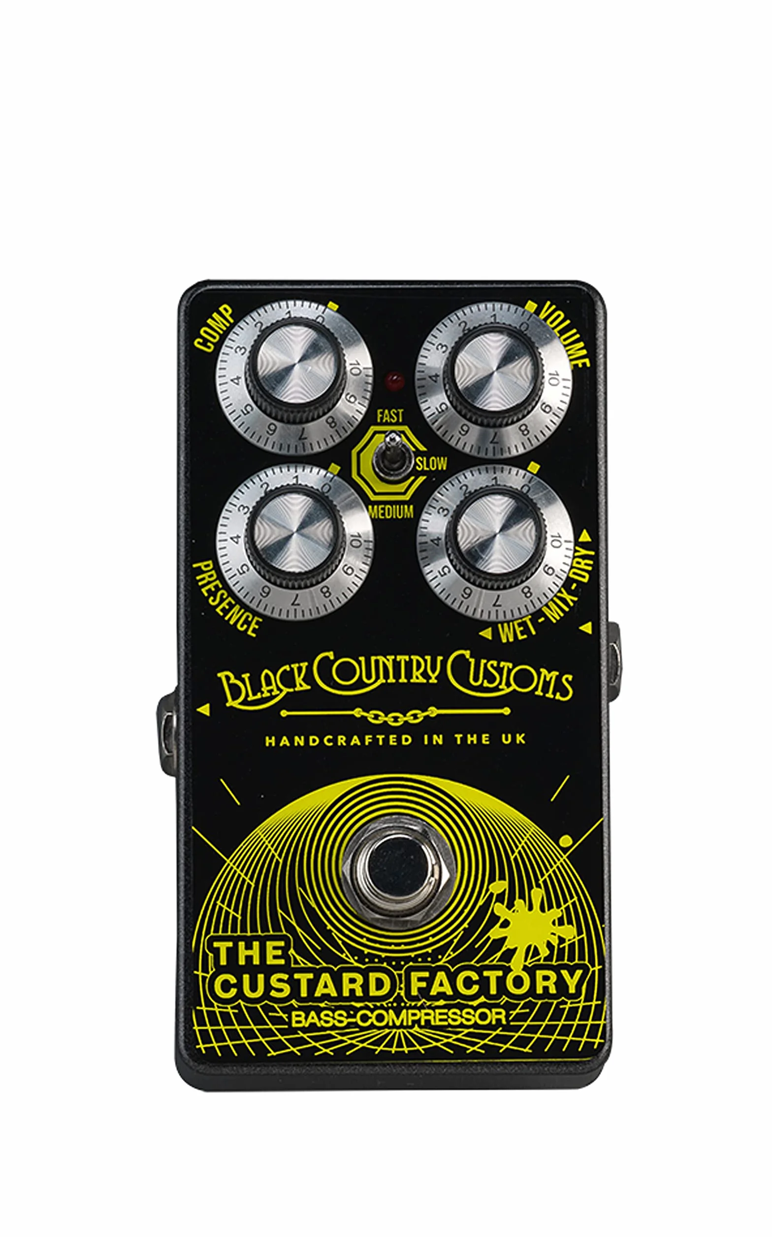 Laney - Pedal de efecto bajo Black Country Customs The Custard Factory Compressor Boutique, (BCC-TCF) Pedal compresor para bajo