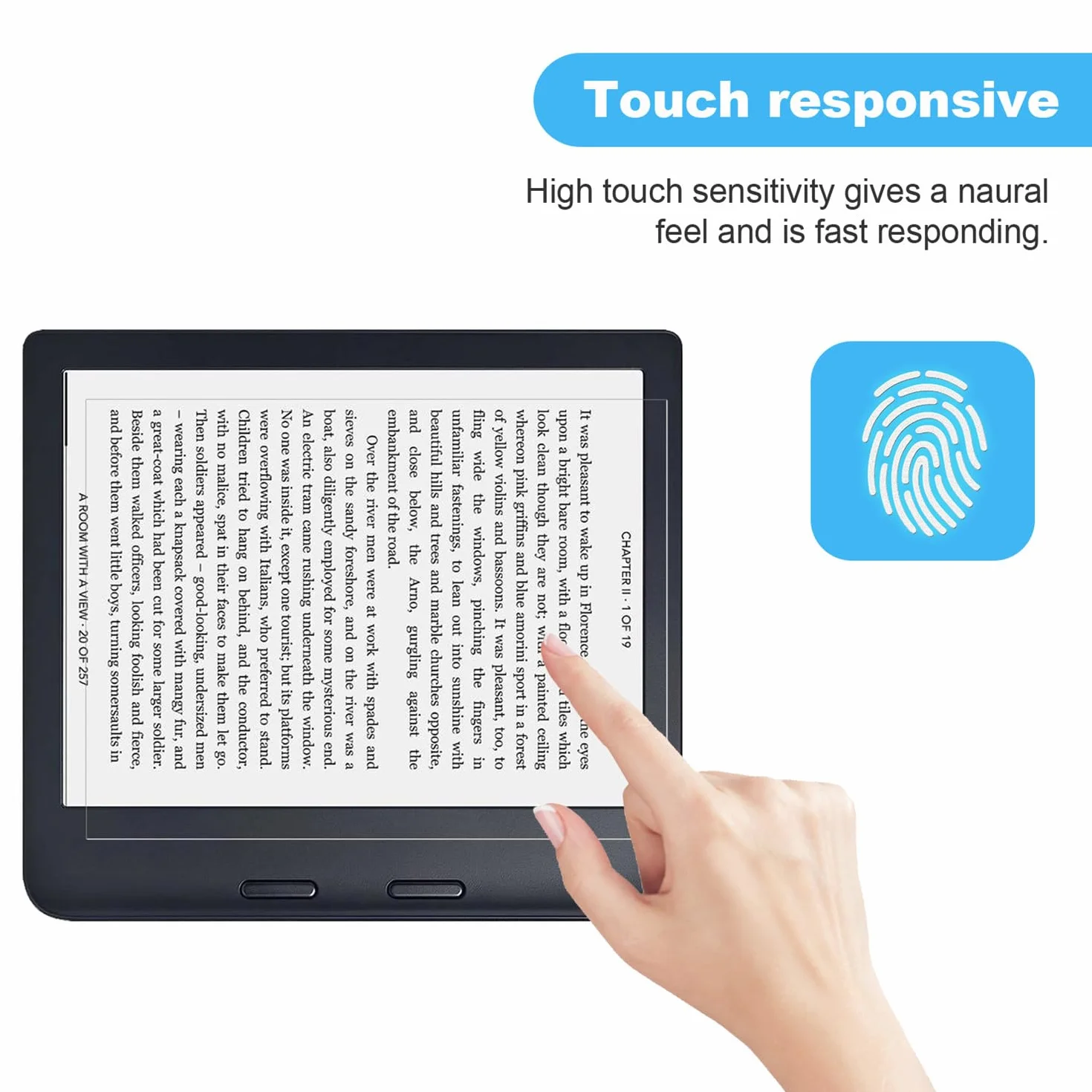 Vidrio templado KOBO Libra 2 protector de pantalla HD transparente