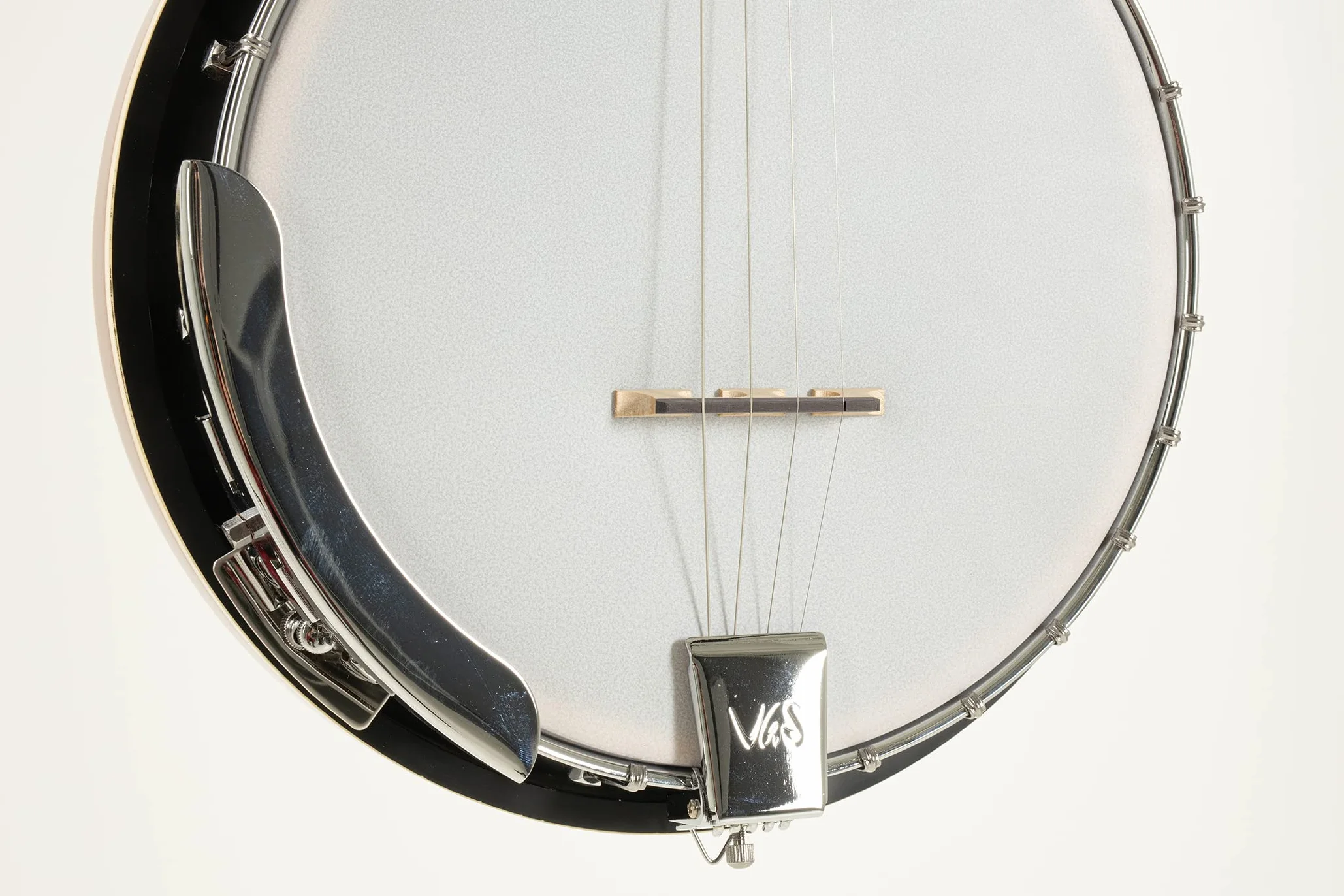 Gewa 505015 Banjo Select 4 Cuerdas, Parche Original Remo, con Estuche
