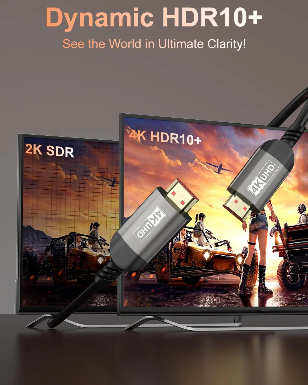 Cable HDMI 4K 10 Metros HDMI 2.0 ARC UHD HDR 3D Alta Velocidad 18Gbps Ethernet