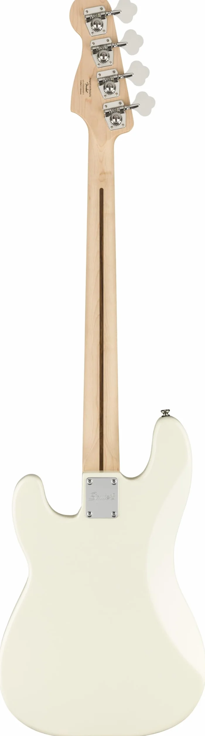 Squier by Fender Affinity Series Precision, Bajo Eléctrico, Diapasón de Arce, Blanco Olímpico, Incluye cursos virtuales gratuitos en Fender Play