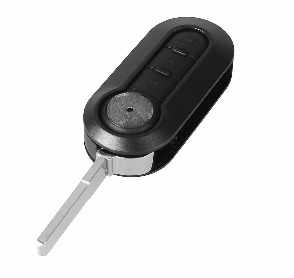 Carcasa Llave para Fiat 500 500L Bravo Panda Punto Doblo Citroen Jumper Peugeot Boxer | 3 Botones | Mando a Distancia