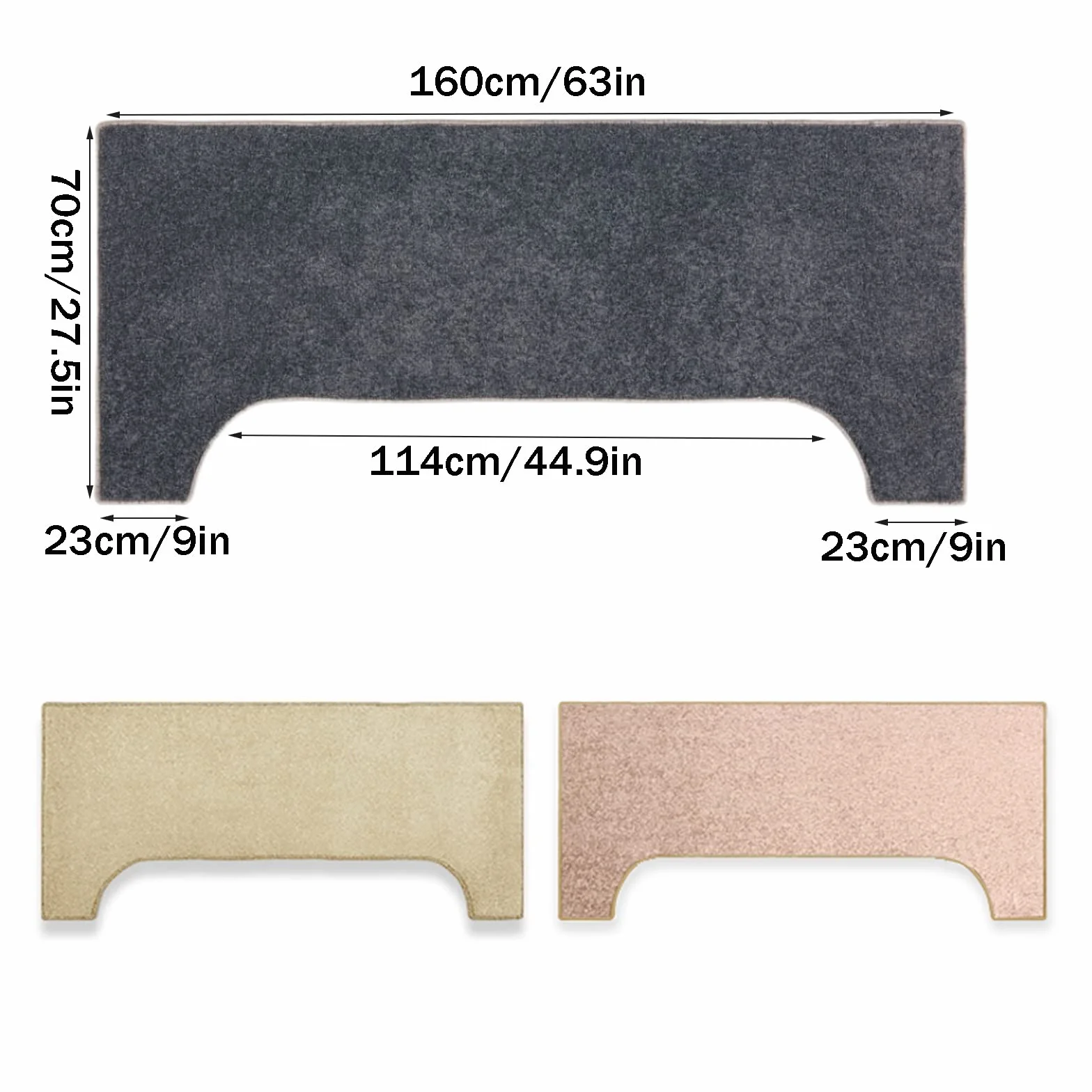 Alfombra Insonorizacion, Alfombra para Piano 160×70cm, Alfombrilla Insonorizada/Aislamiento Acustico, Alfombrillas Antideslizantes,(Color:Caqui)