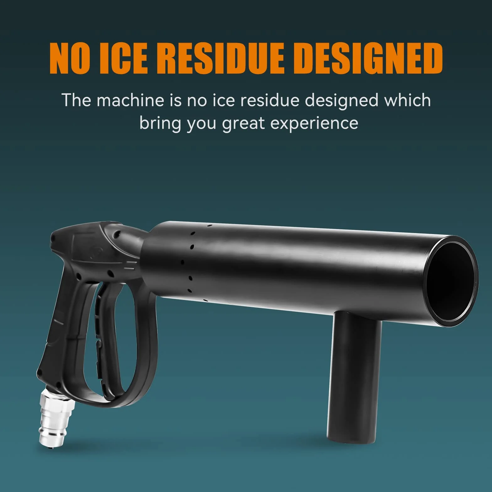 Mini máquina de chorro de CO2 de mano, pistola de CO2 DJ, actualizada sin residuos de hielo, emisión de ruido, emisión de CO2, con pantalón libre de 3 m