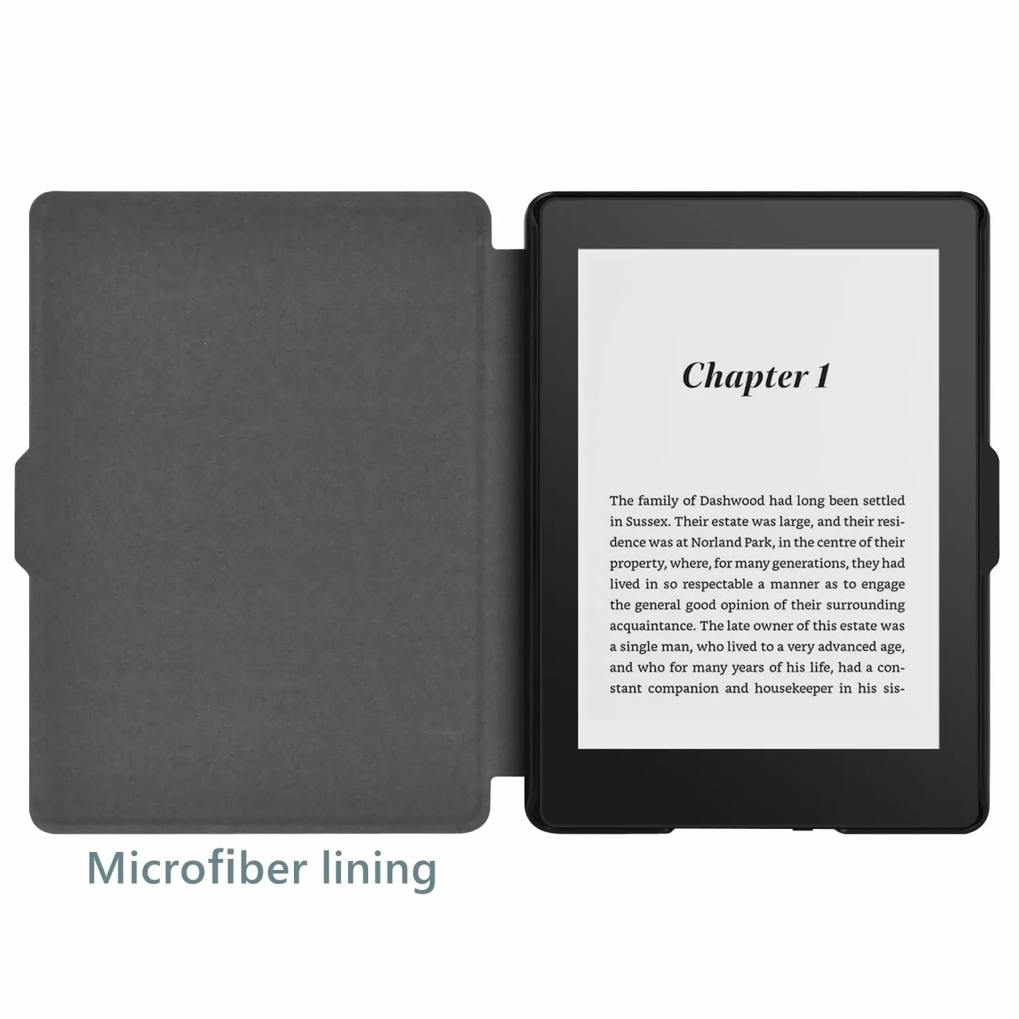 Funda Antideslizante para Kindle Paperwhite de 6 Pulgadas 7ª/6ª/5ª Gen 2015/2013/2012 PU