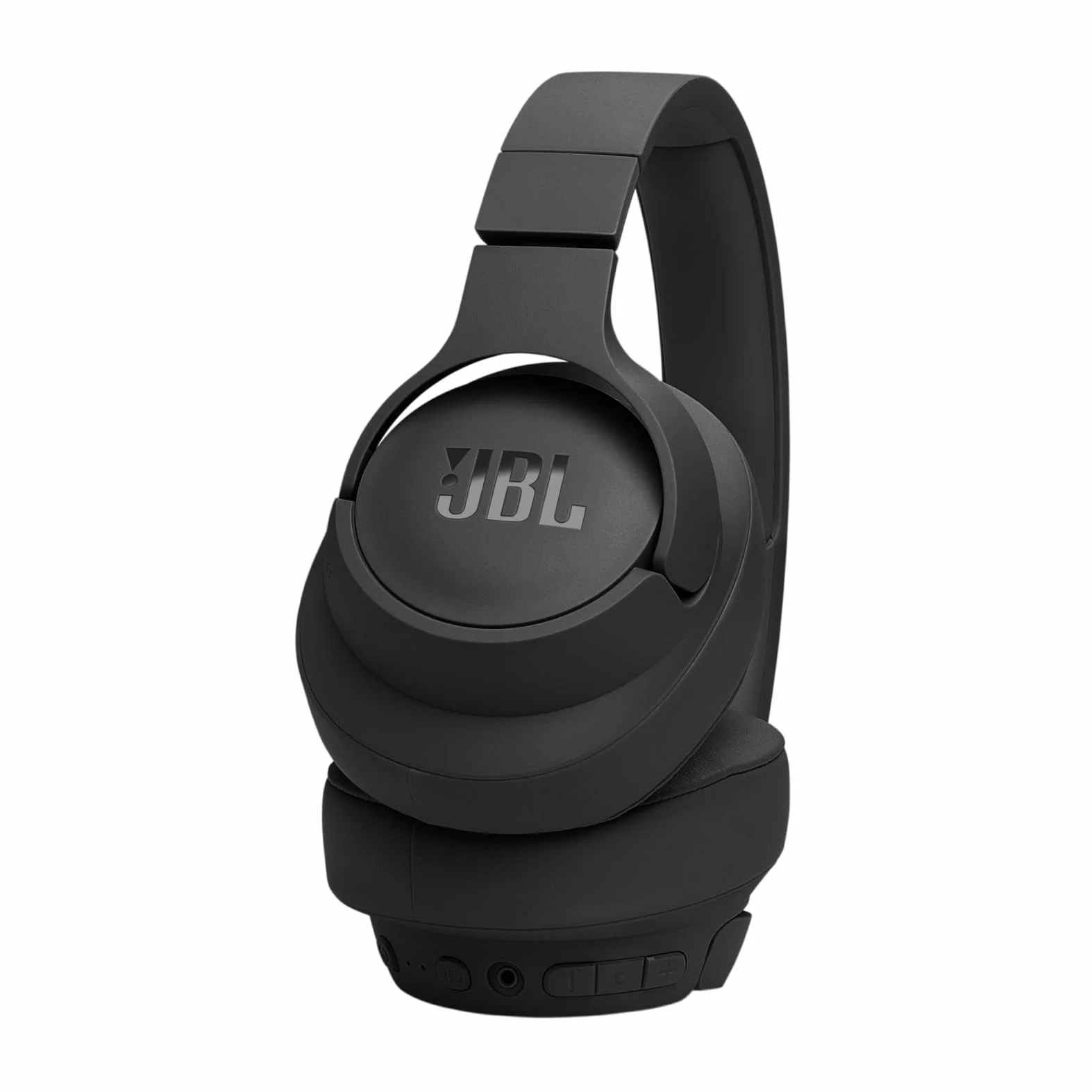 JBL Auriculares Tune 770 NC, auriculares circumaurales inalámbricos con cancelación de ruido adaptativa, Bluetooth y 70 horas de batería, negro