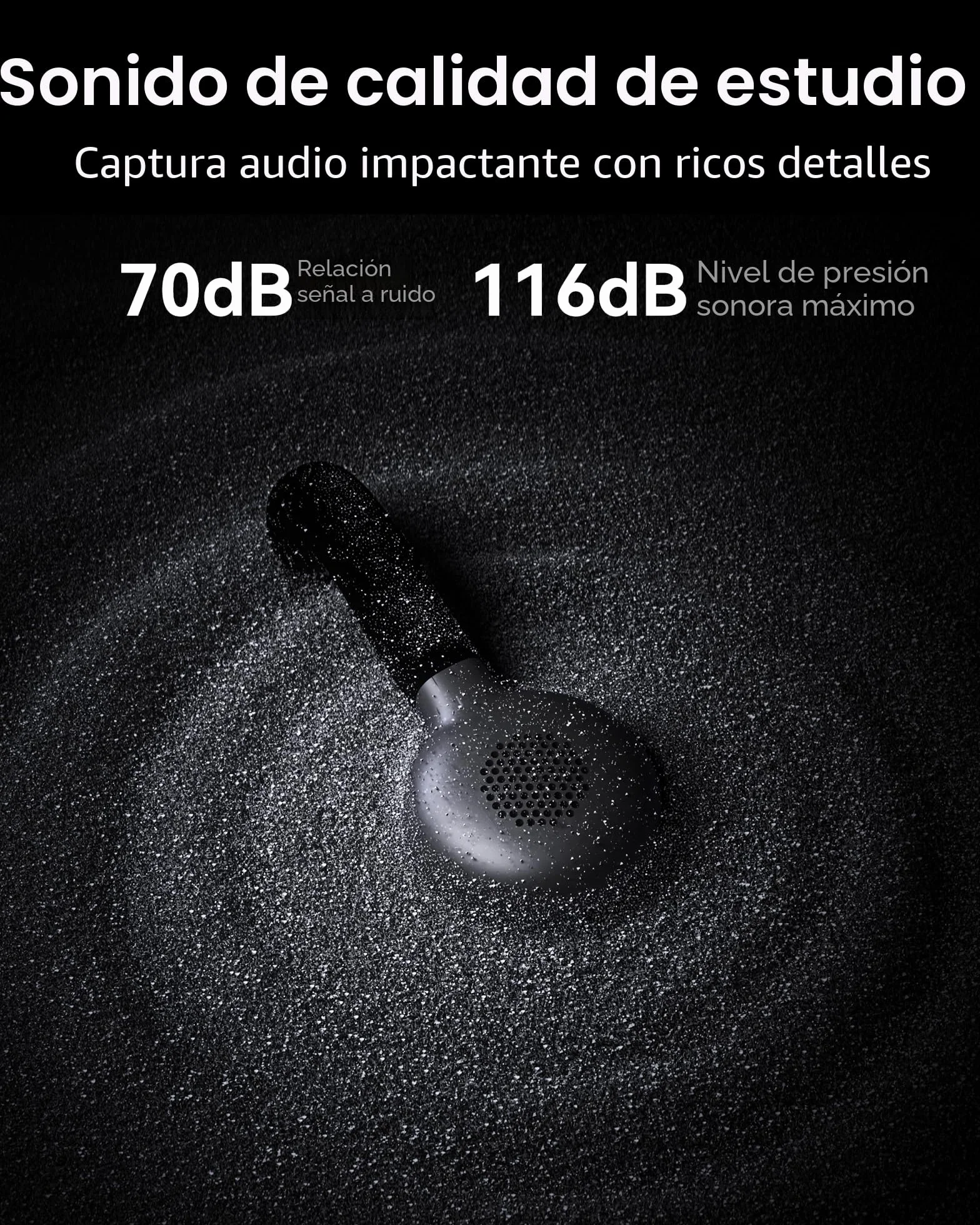 Hollyland Lark M2S Micrófono InalámbricoType C para iPhone 15,16, Android, Alcance 300 m, Clip de Titanio, ENC, Duración 30H, Micrófono Lavalier para Livestreaming Vlog (2TX+1RX)