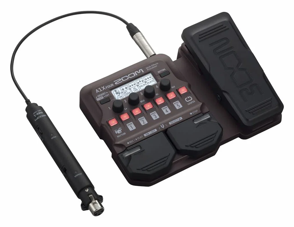 Zoom - A1X FOUR - Pedal multiefectos para guitarra acústica