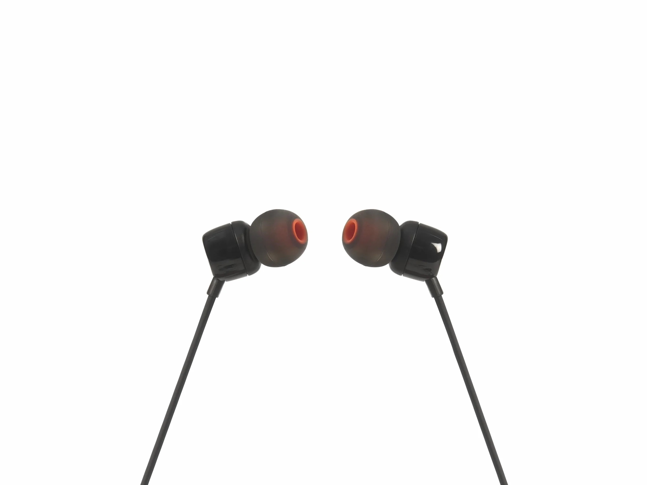JBL T110 - Auriculares intraurales universales con mando a distancia y micrófono, color negro