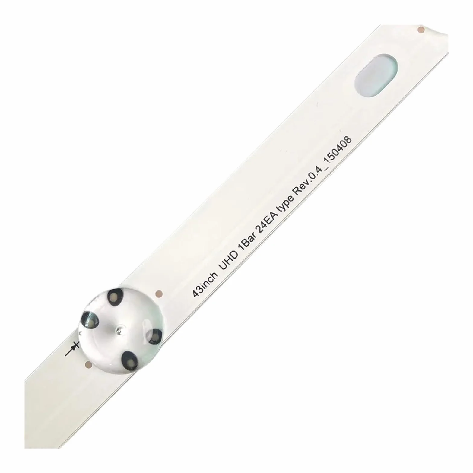 Tira de LED for iluminación Trasera Compatible con LG 43UF6400 43LH60_FHD UF64_UHD HC430DGG-SLNX1 H6100-CB