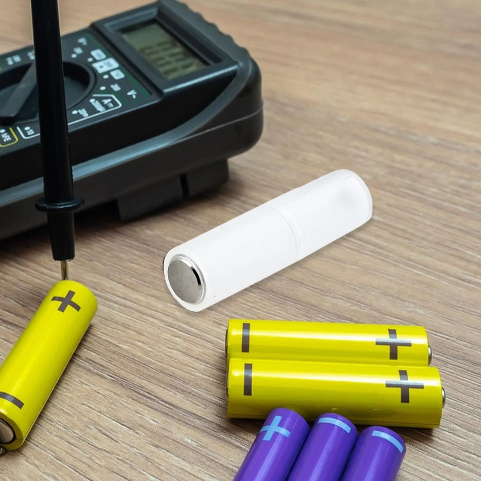 Convertidor De AAA A AA Adaptador De Pilas De AAA A AA Convertidor De Pilas De AAA A AA, Adaptador Convertidor De Tamaño De Batería, Convertidores De Baterías Para Hogar, Oscuro